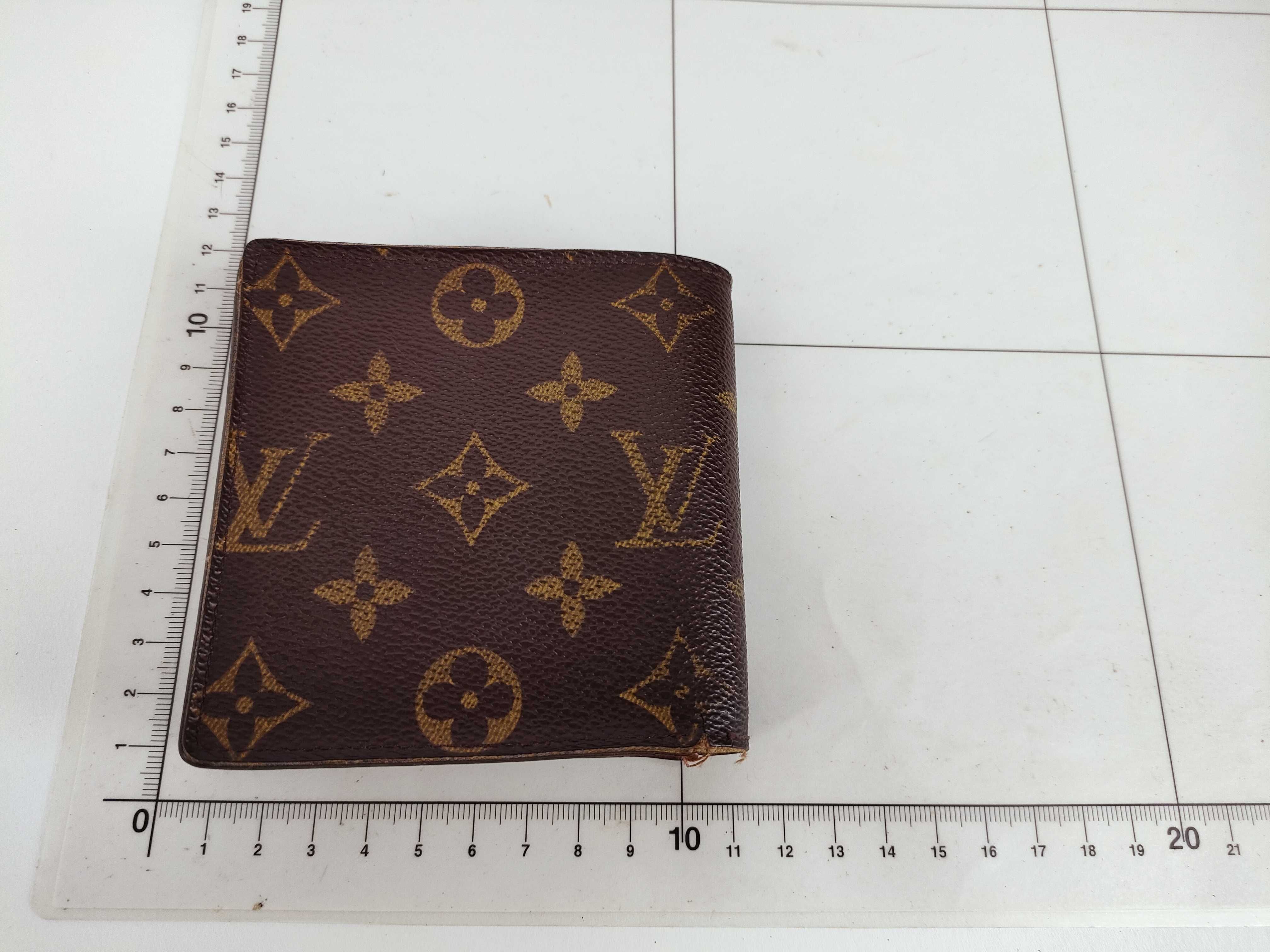 Monogram LV Wallet Portefeuille Marco Brown Wallet — view 2