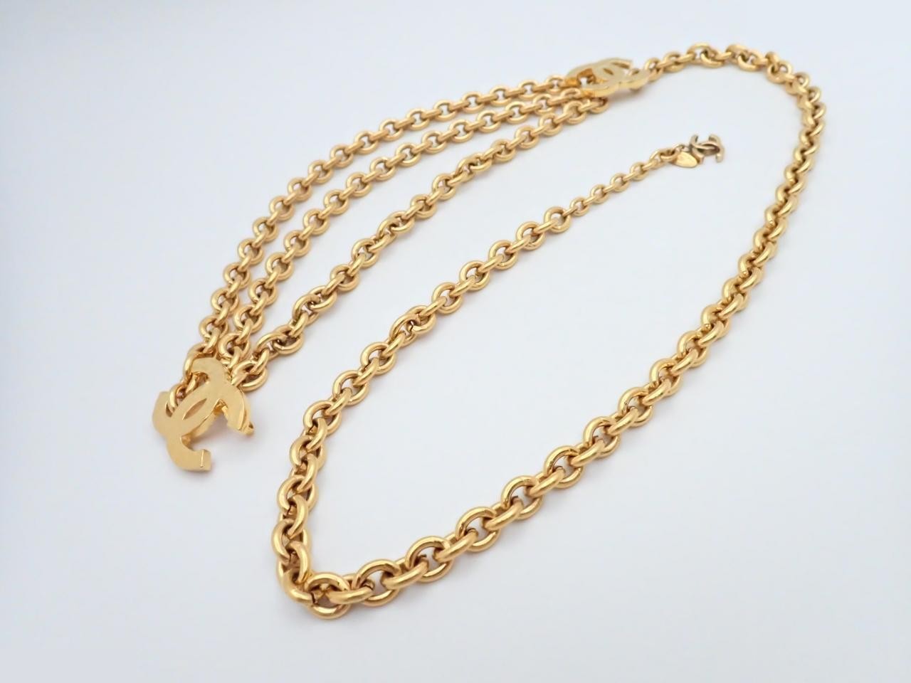 Coco Mark Chain Belt, Total Length Approx. 80cm — view 2