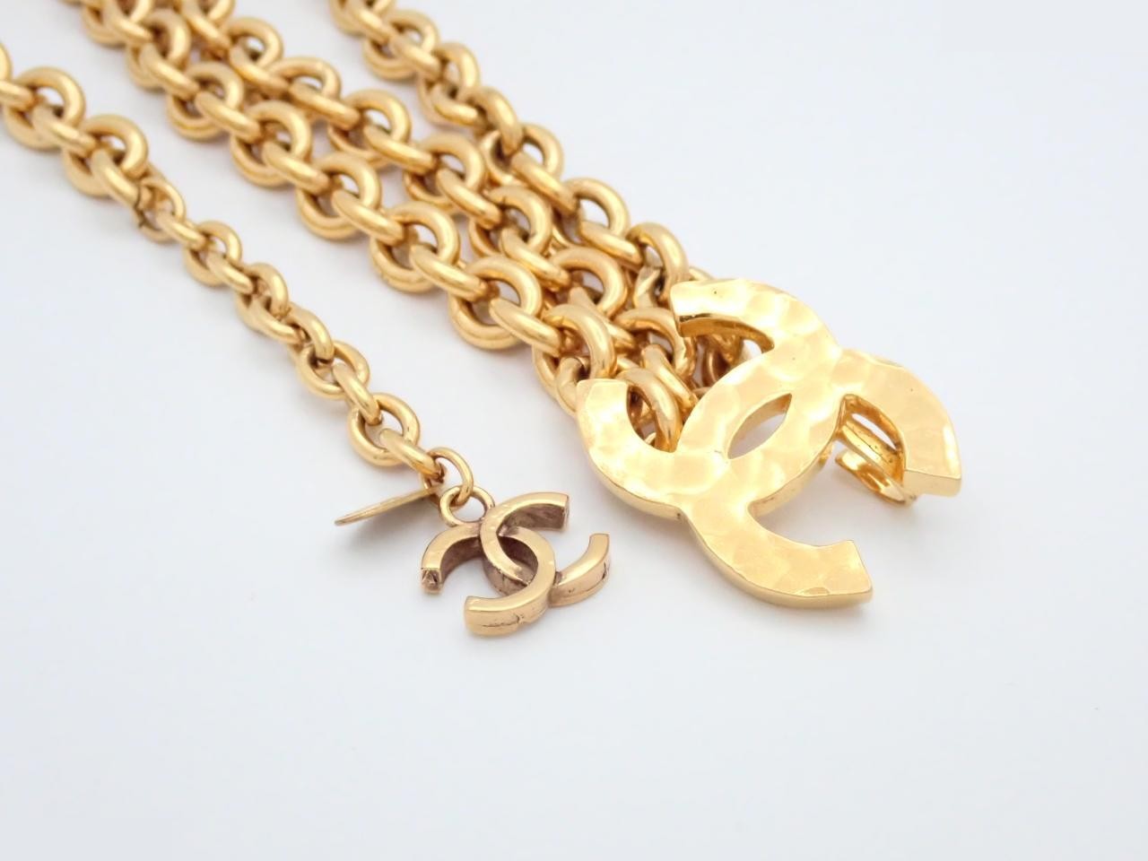 Coco Mark Chain Belt, Total Length Approx. 80cm — view 3
