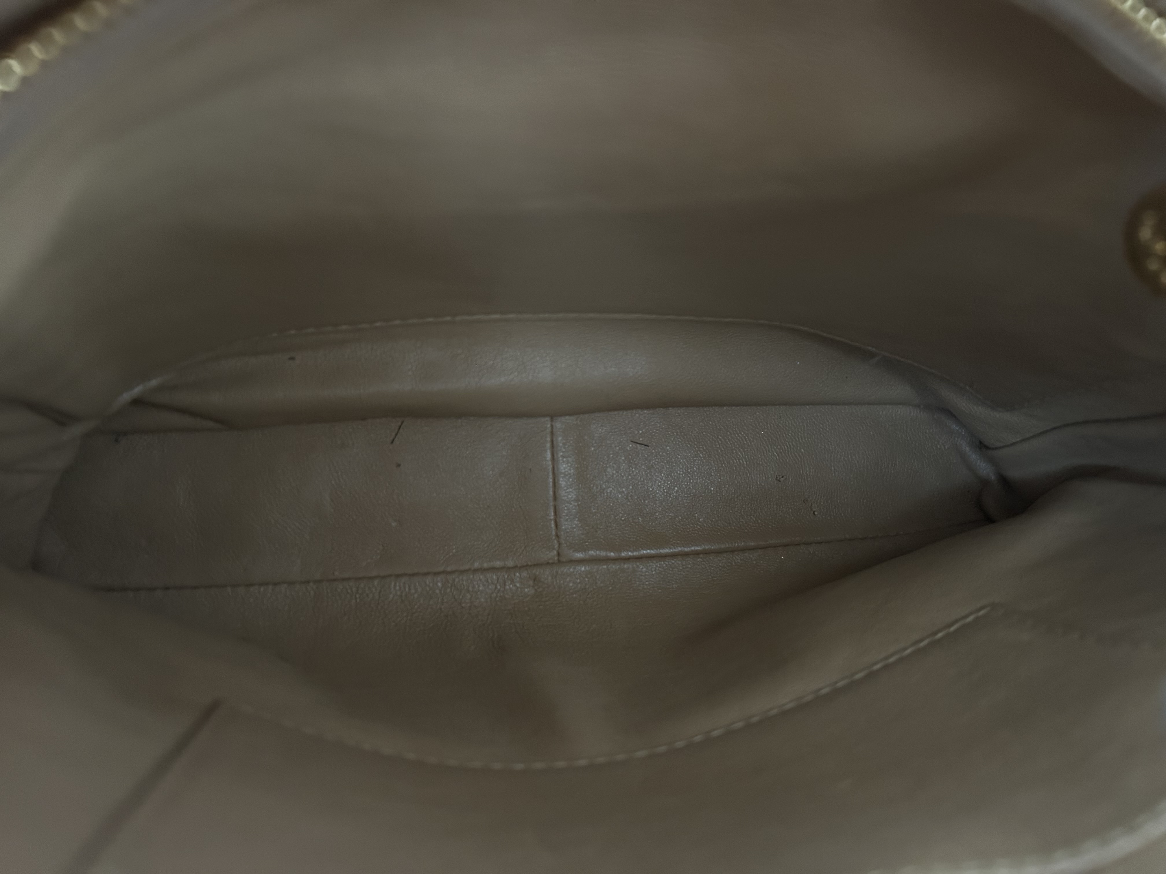 One-Shoulder Matelassé Beige Bag — view 8