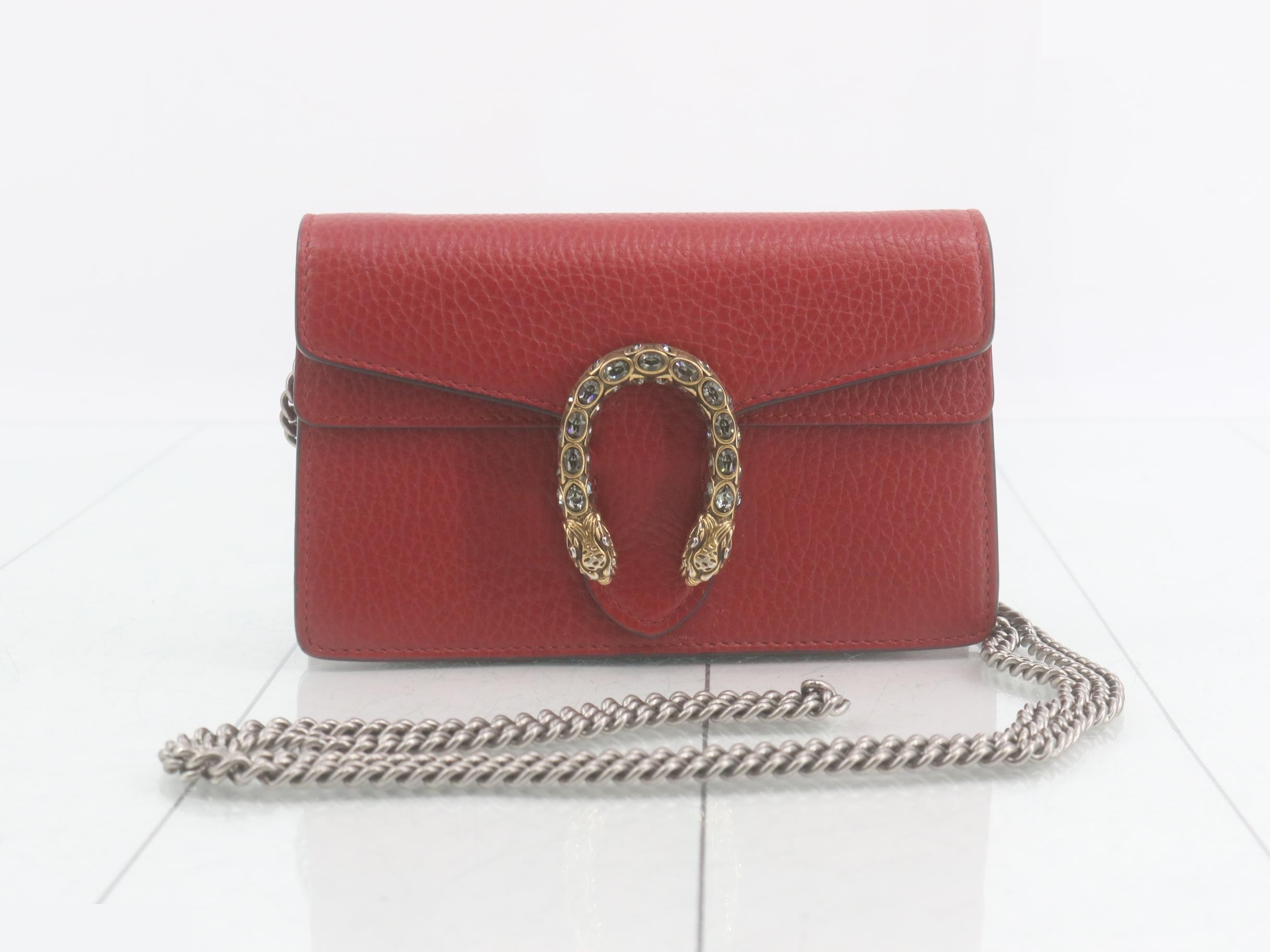Dionysus Leather Chain Shoulder Bag