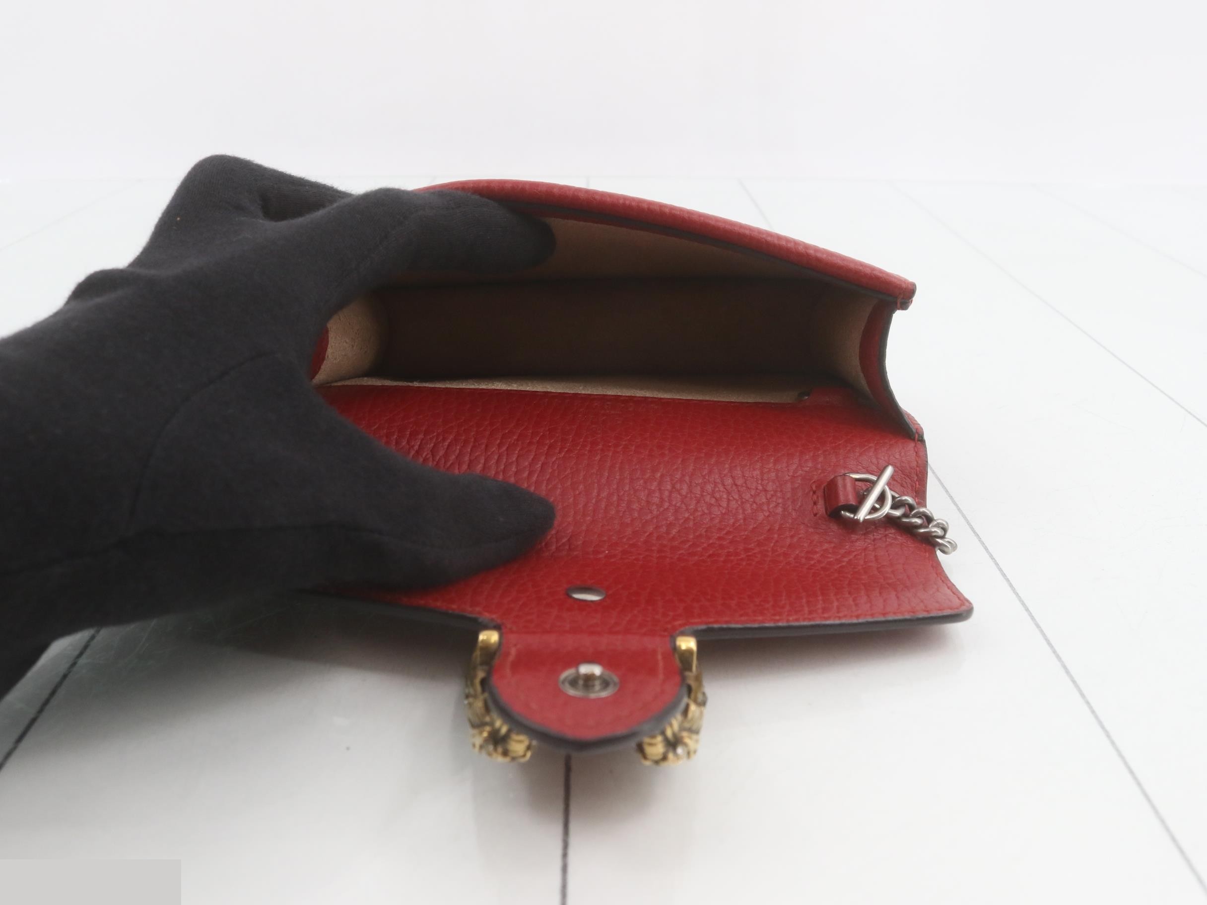 Dionysus Leather Chain Shoulder Bag — view 4