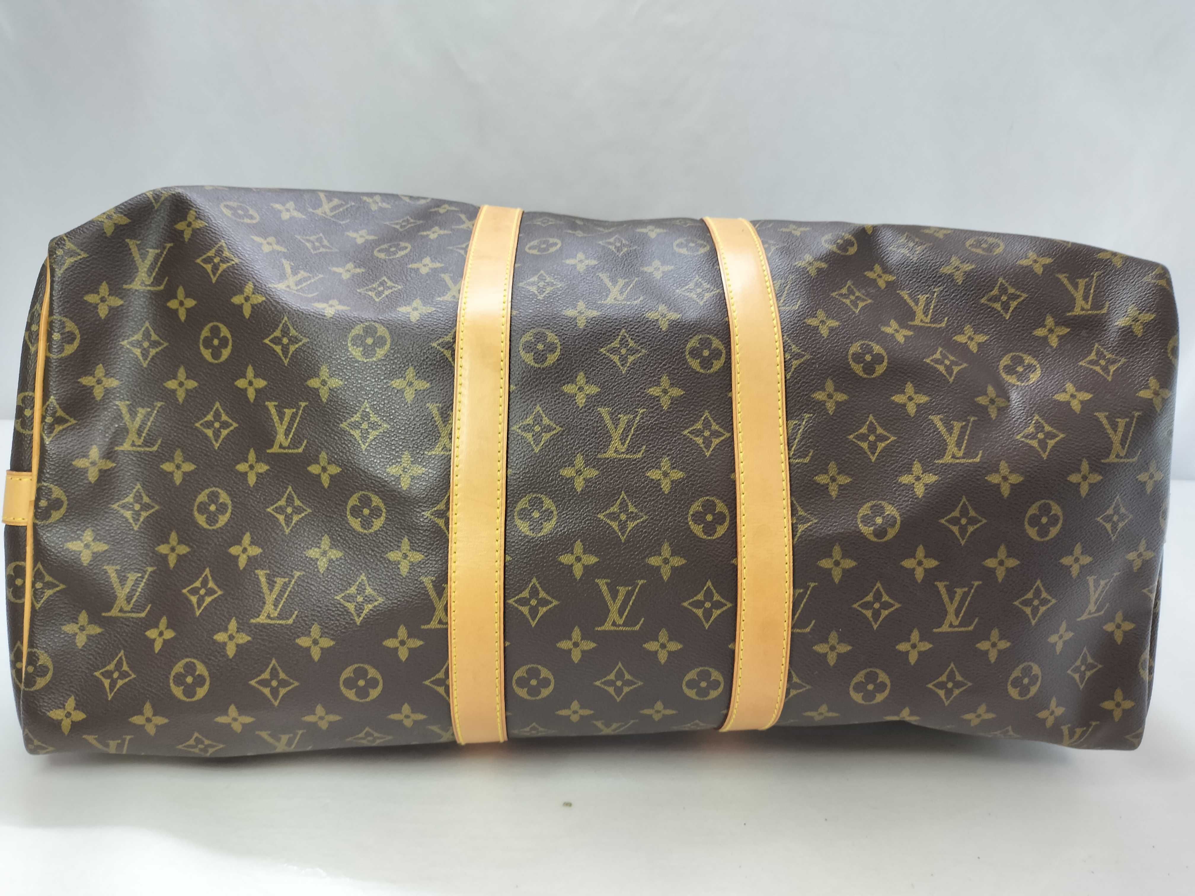 Monogram Louis Vuitton Keepall Bandoulière Boston Bag — view 13