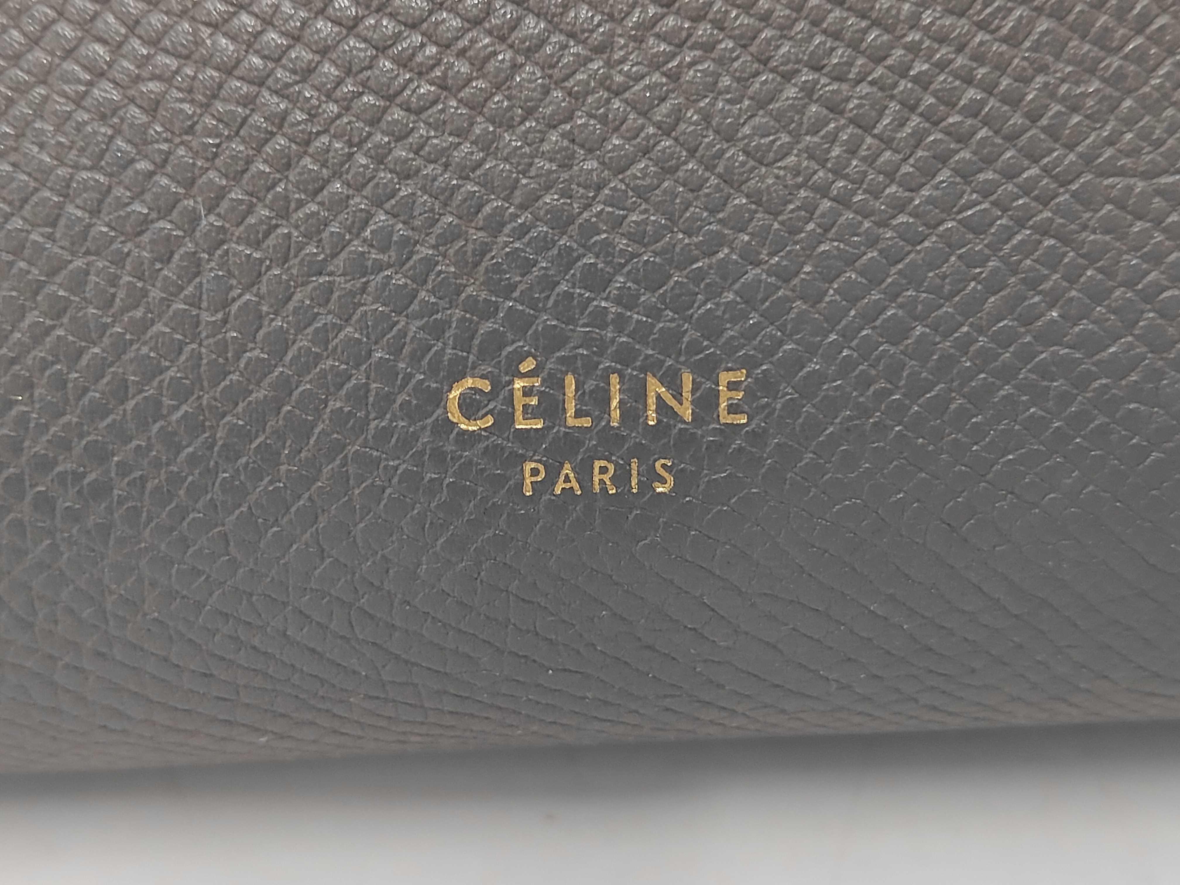 Grey Calfskin Micro Belt 2-Way Handbag — view 10