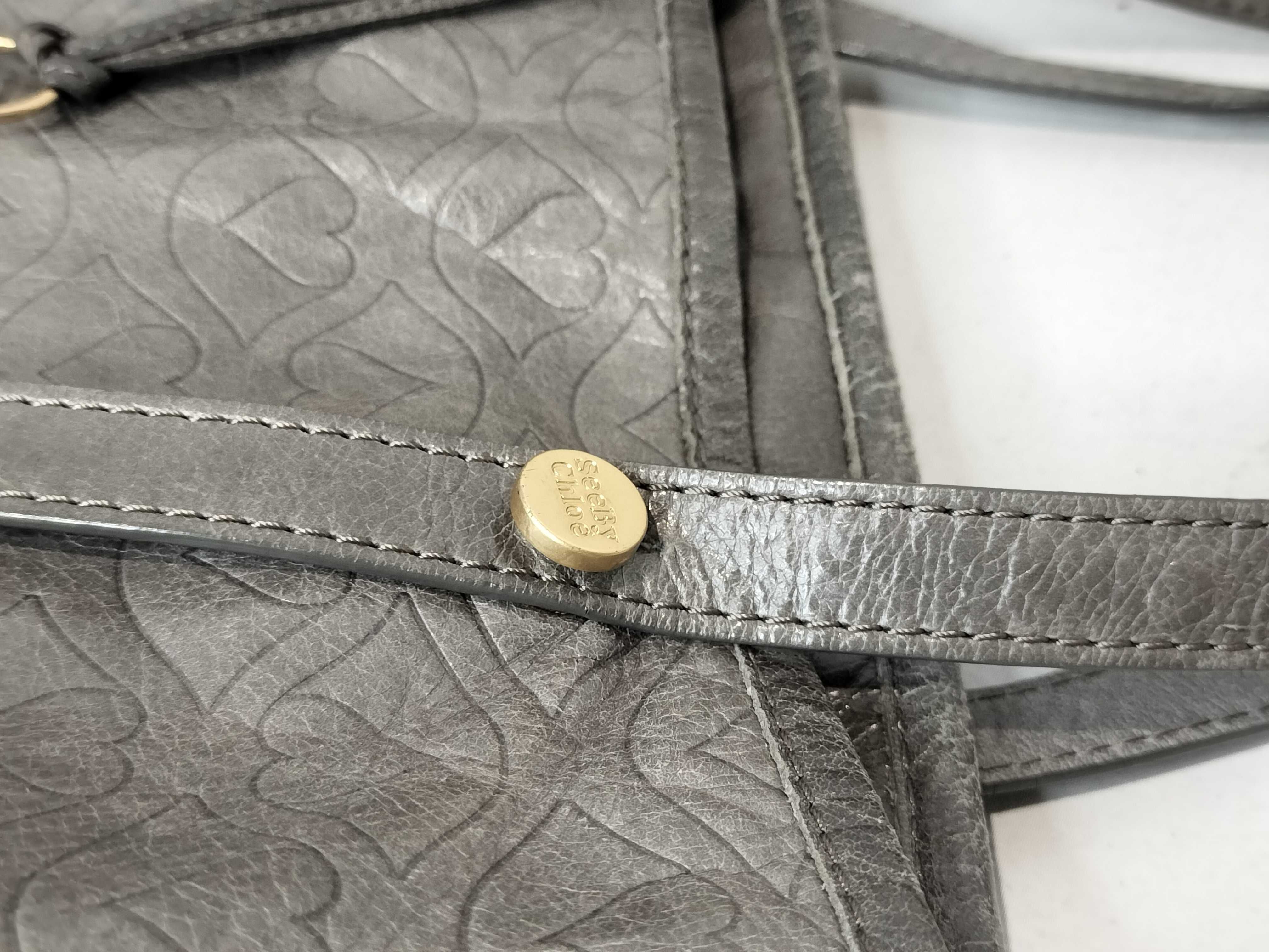 See by Chloe embossed leather tote bag, handbag. — view 5