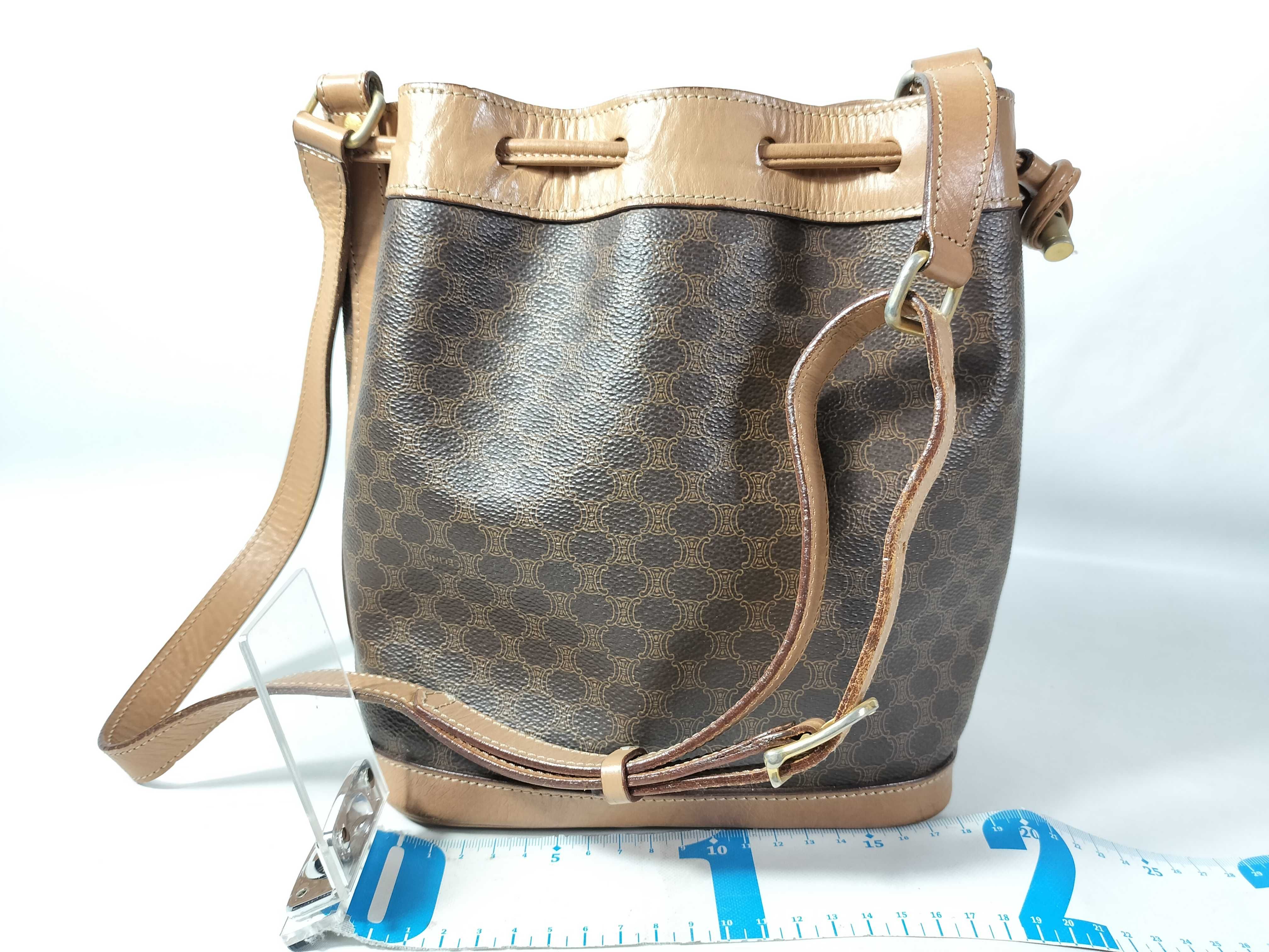Macadam pattern drawstring shoulder bag — view 2