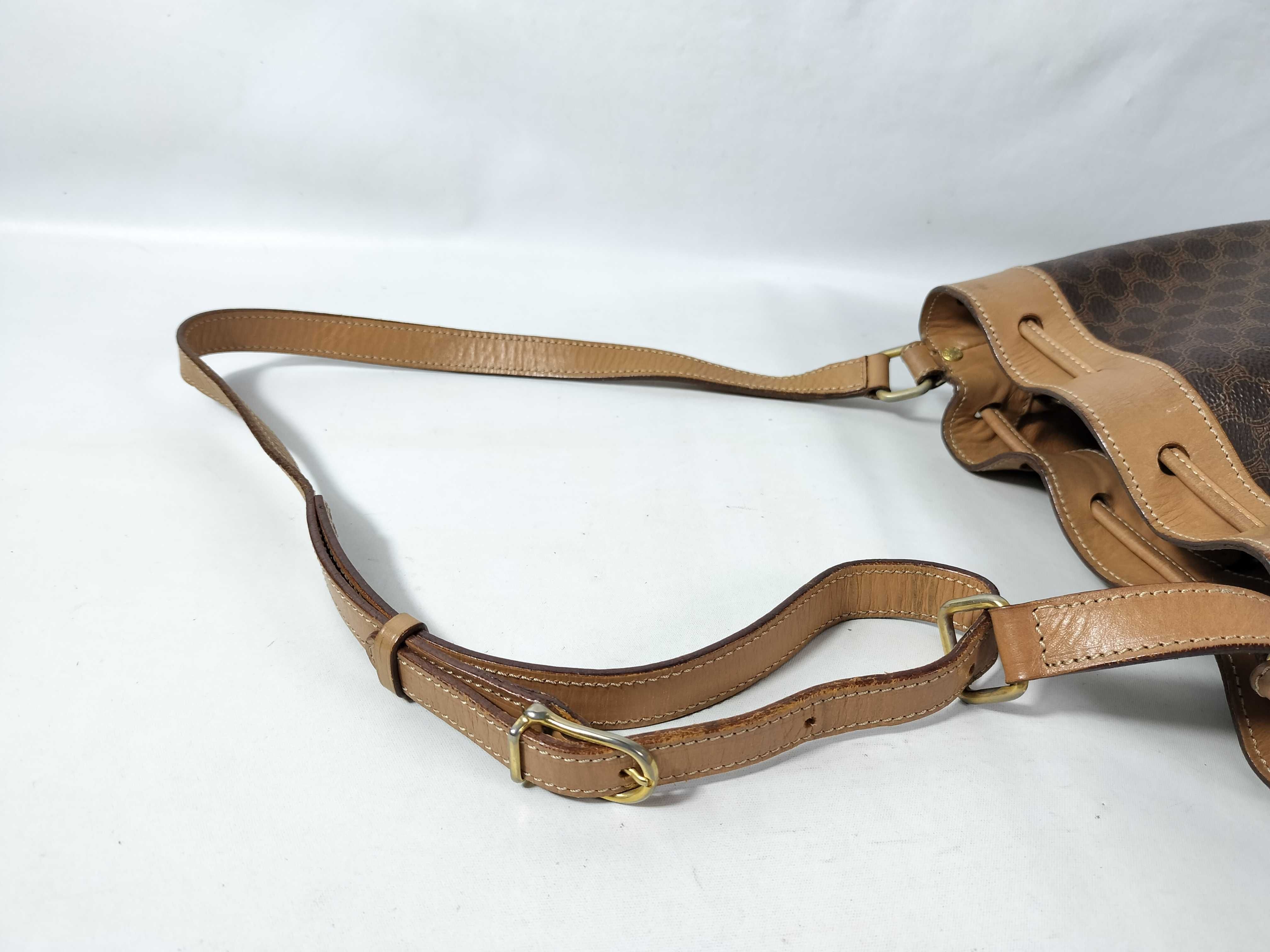 Macadam pattern drawstring shoulder bag — view 3