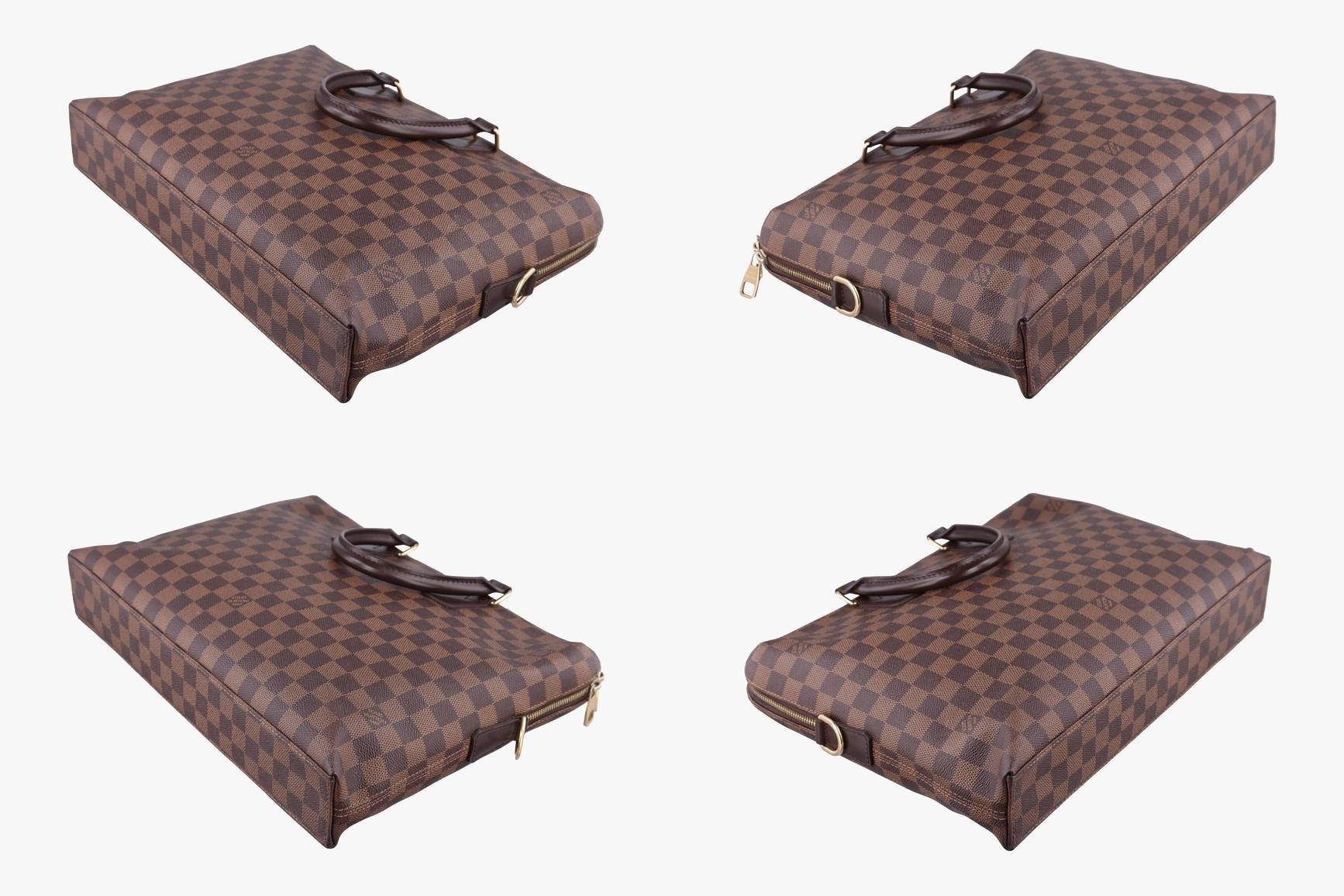 Port Document Jour, Damier Canvas, Ebene — view 4