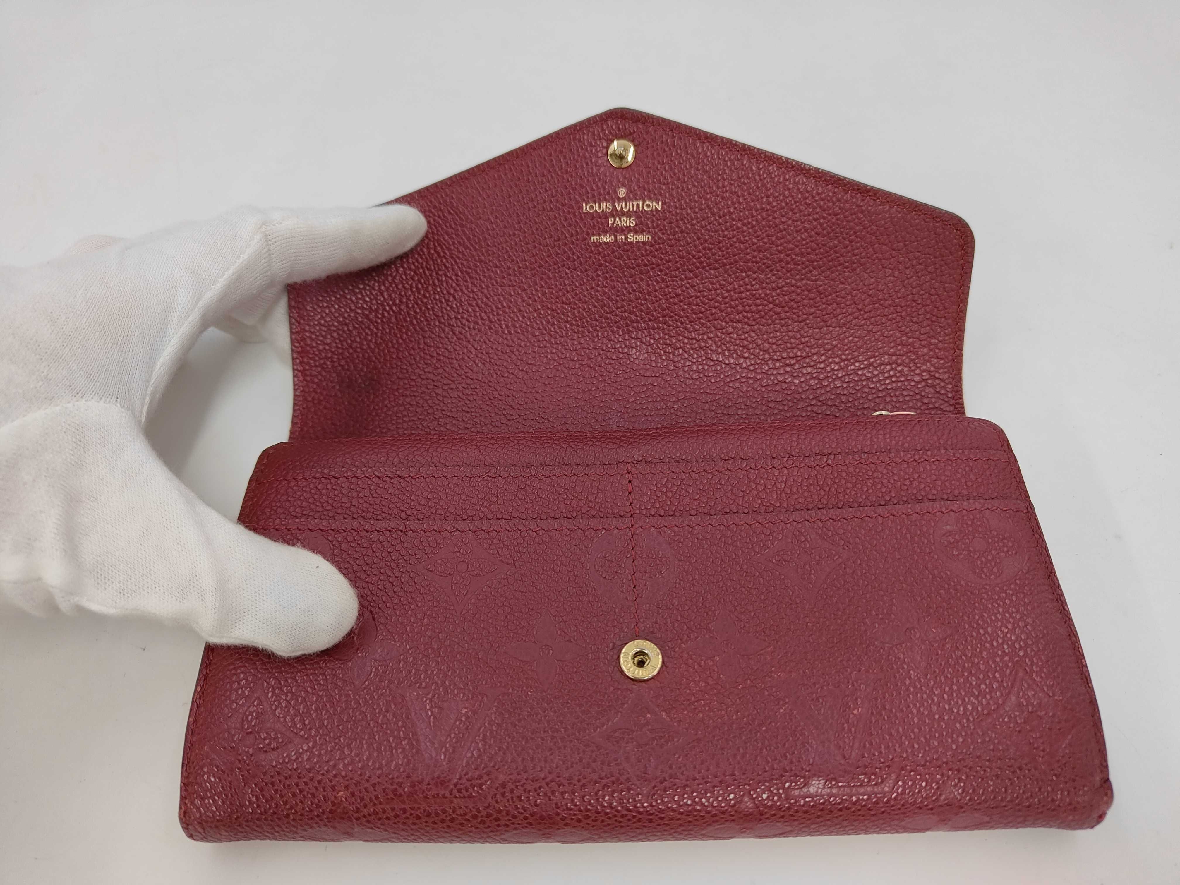 Monogram Empreinte Louis Vuitton Empreinte Portefeuille Sarah Raisin CA2126 Wallet — view 8
