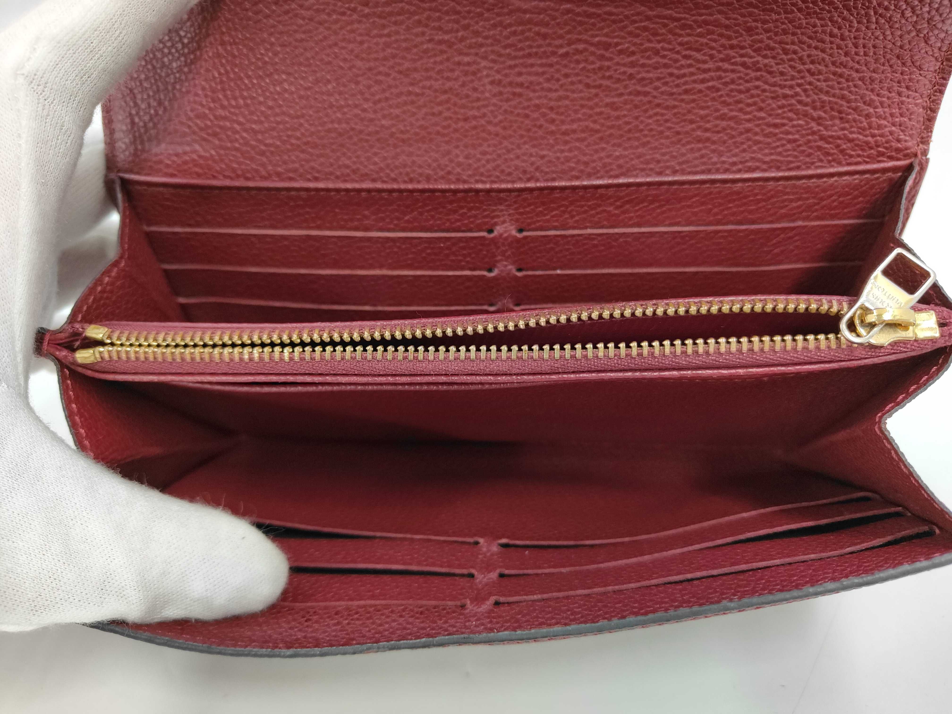 Monogram Empreinte Louis Vuitton Empreinte Portefeuille Sarah Raisin CA2126 Wallet — view 10