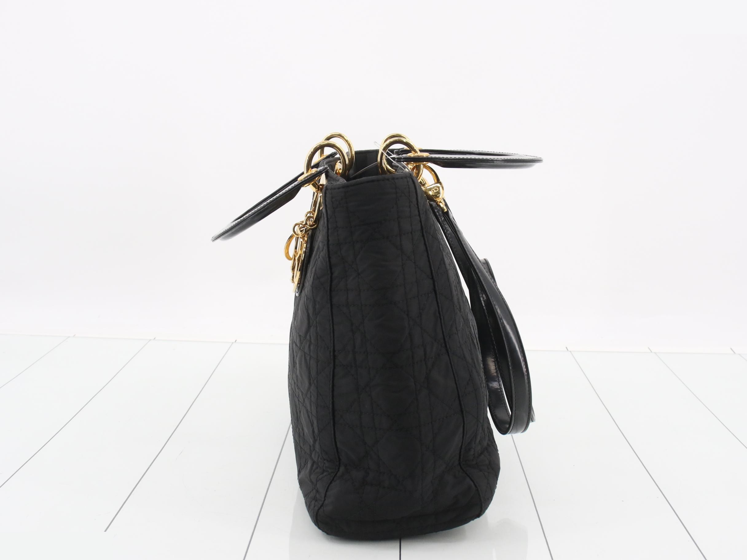 Lady Dior Canage 2-Way Bag, Nylon — view 3