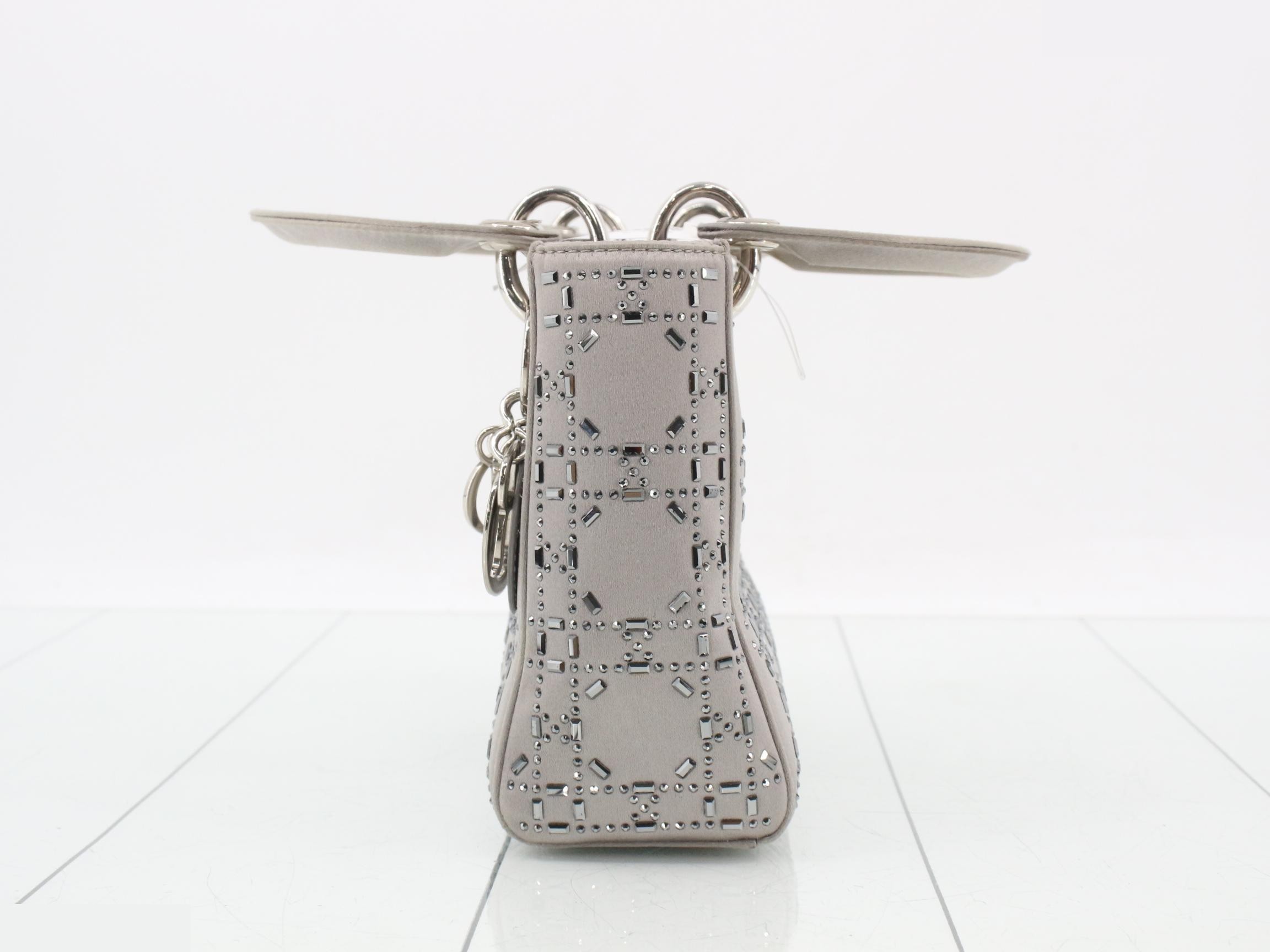 Lady Dior Satin/Rhinestone 2-Way — view 3