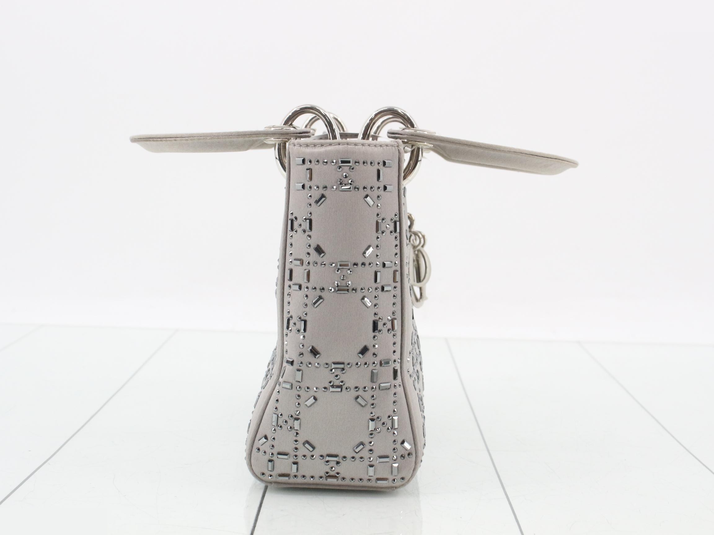 Lady Dior Satin/Rhinestone 2-Way — view 4