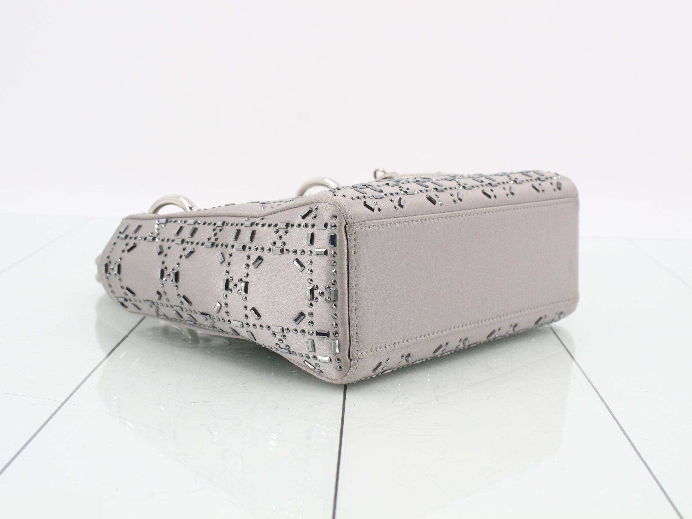 Lady Dior Satin/Rhinestone 2-Way — view 5