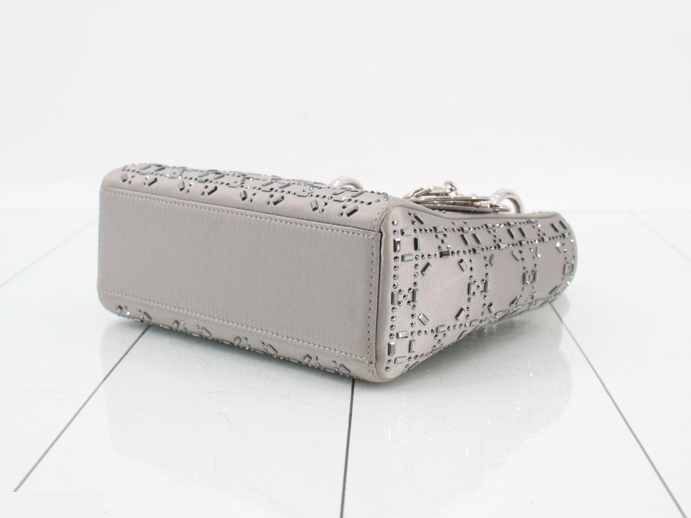 Lady Dior Satin/Rhinestone 2-Way — view 6