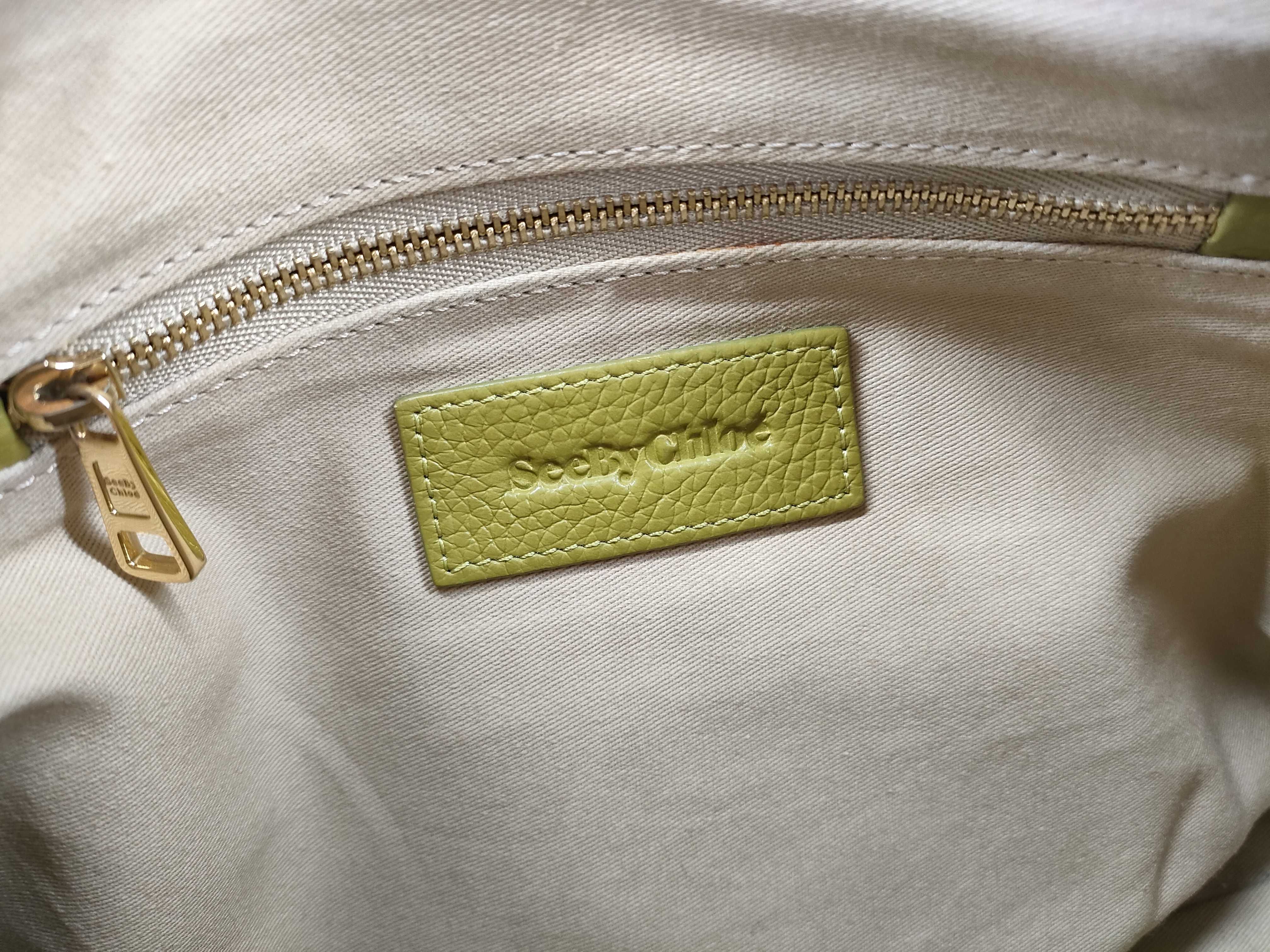 SEE BY CHLOE Leather 2-Way Green Handbag — view 13