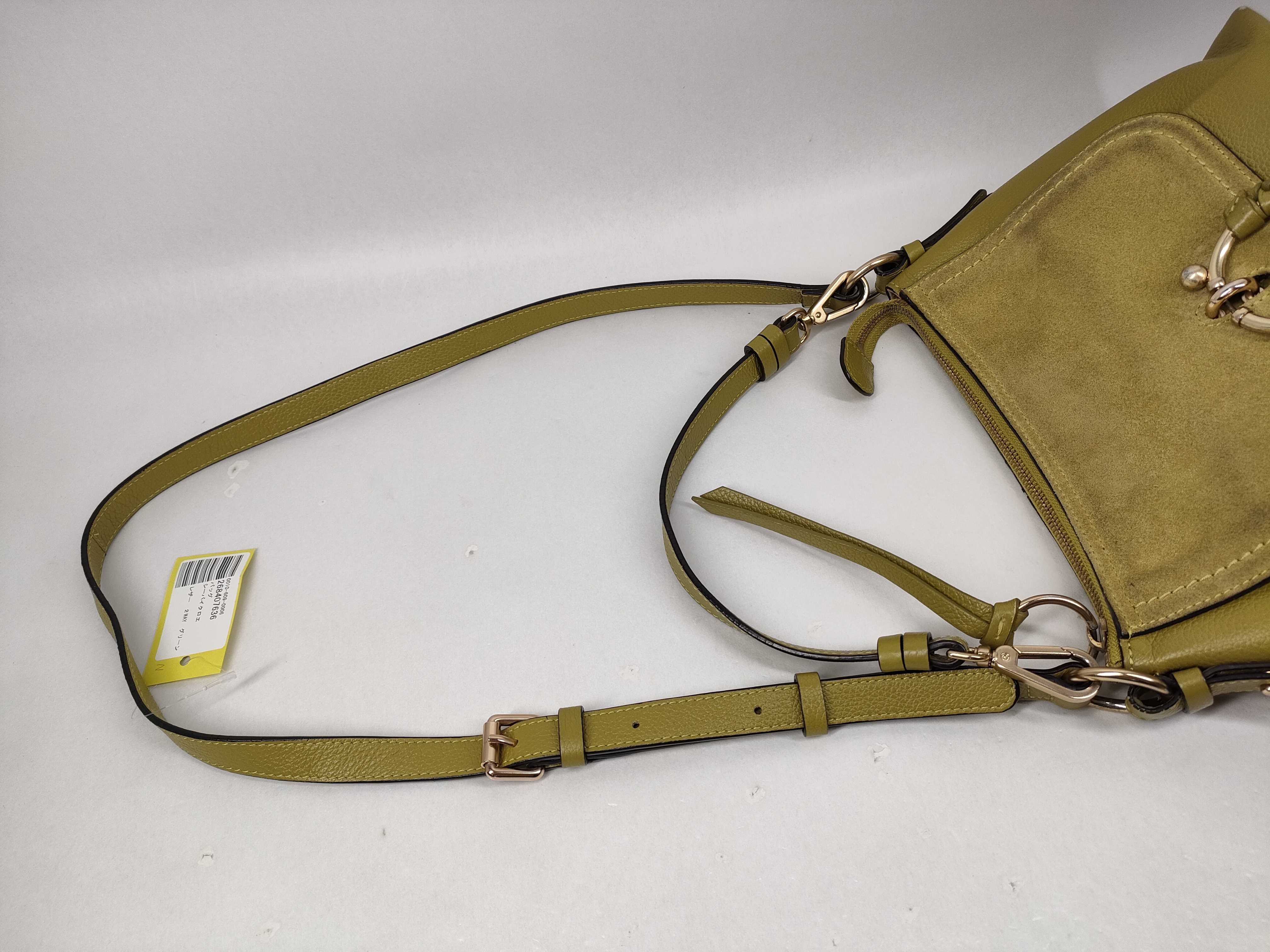 SEE BY CHLOE Leather 2-Way Green Handbag — view 6