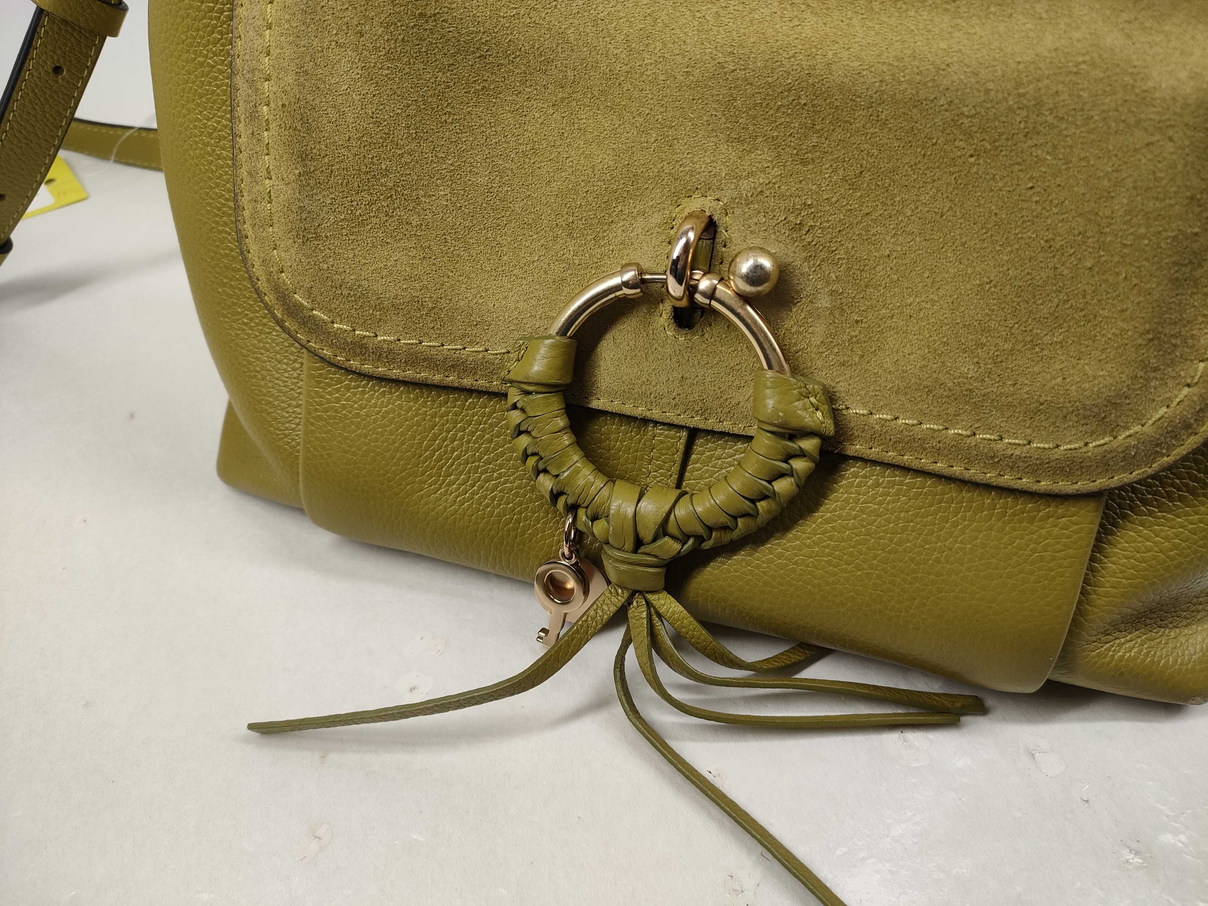 SEE BY CHLOE Leather 2-Way Green Handbag — view 10