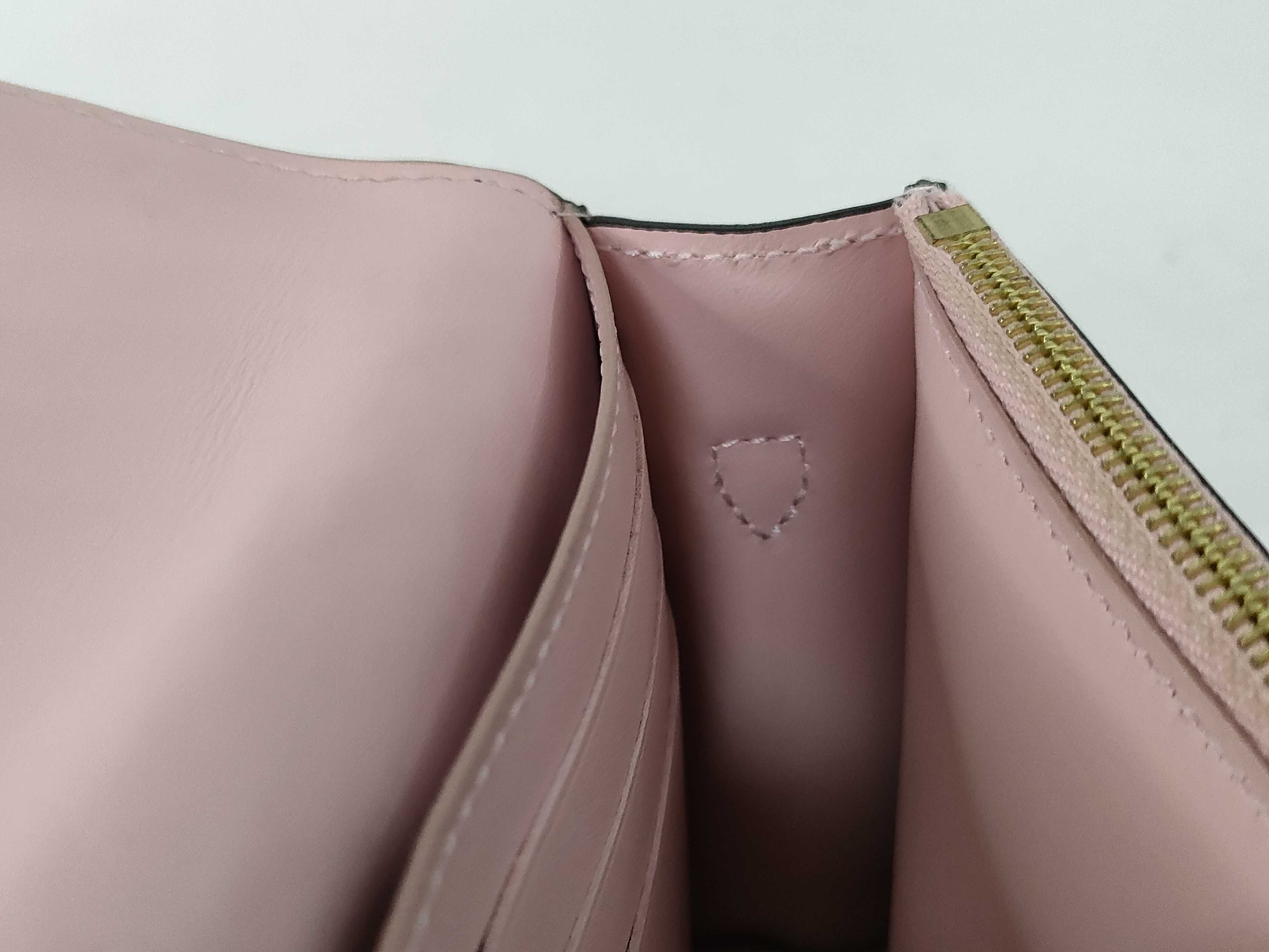 Monogram Louis Vuitton Chain Wallet Portefeuille Flore Chain Monogram Rose Ballerine Shoulder Bag — view 10