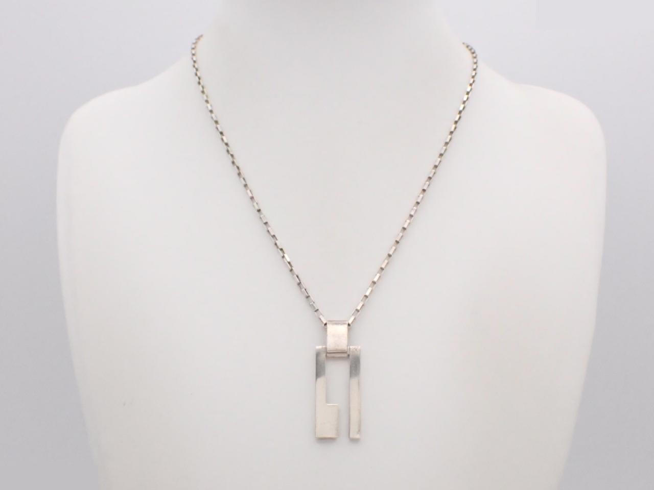 925 sterling silver / 15.5g, chain approximately 50cm, necklace — view 3