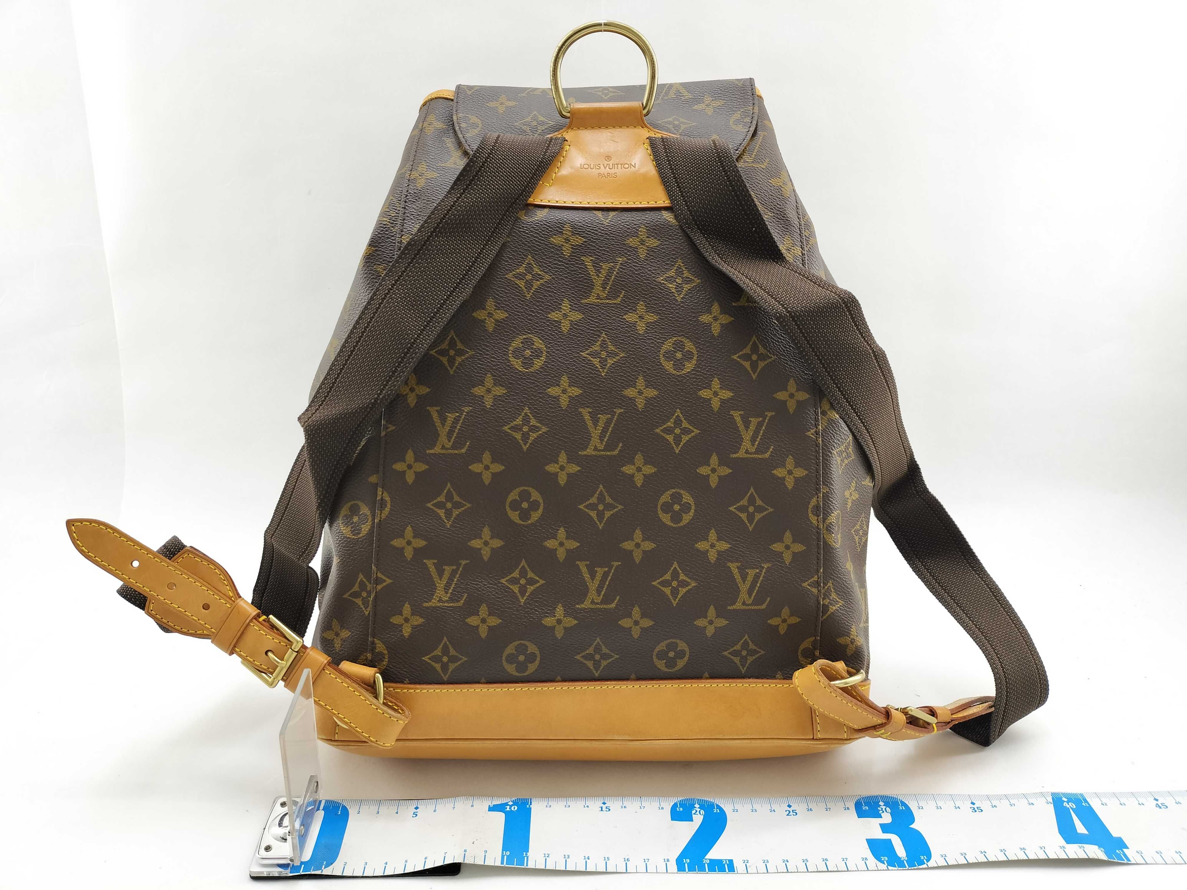 Monogram Montsouris GM Backpack, Brown, M51135 MI1915 — view 2