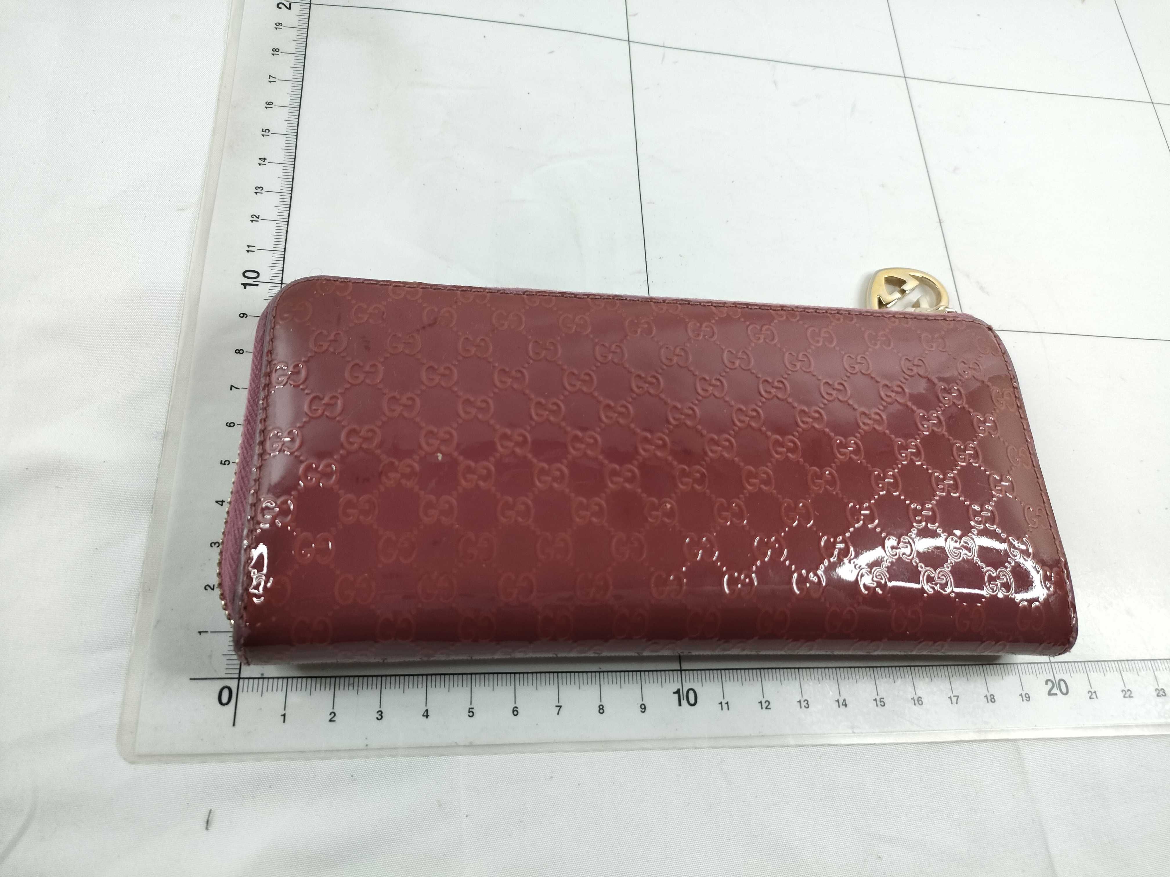Guccissima Lovely Microguccissima Enamel Long Wallet — view 2