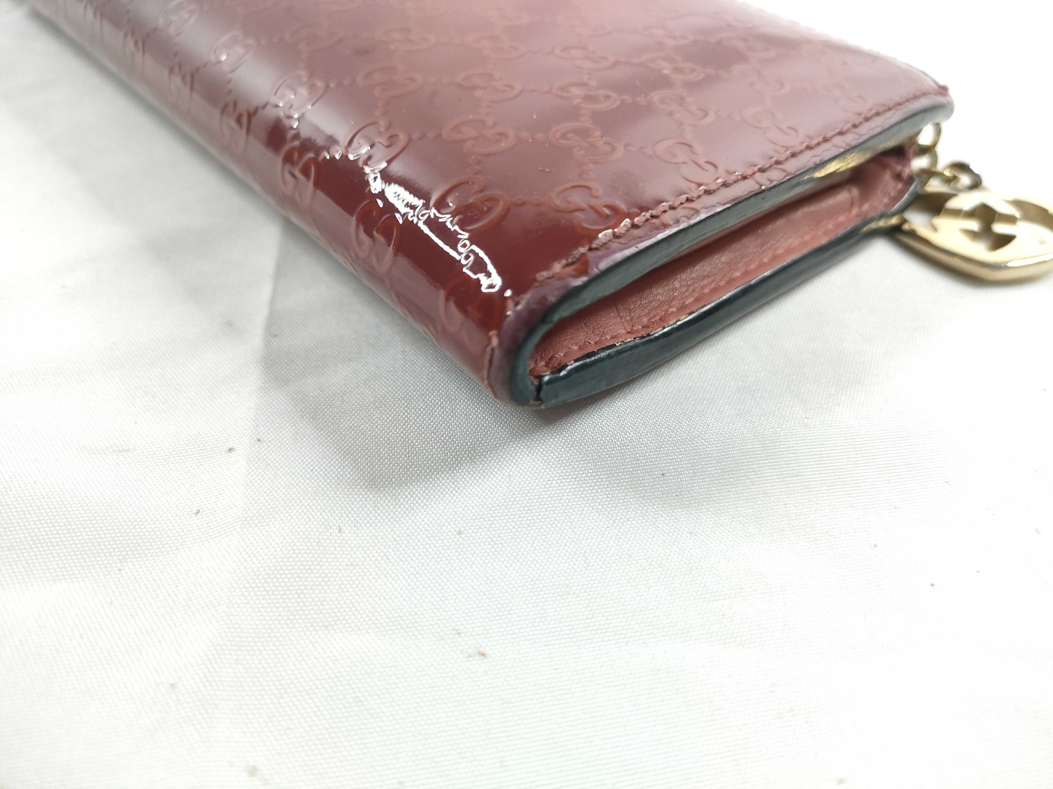 Guccissima Lovely Microguccissima Enamel Long Wallet — view 3