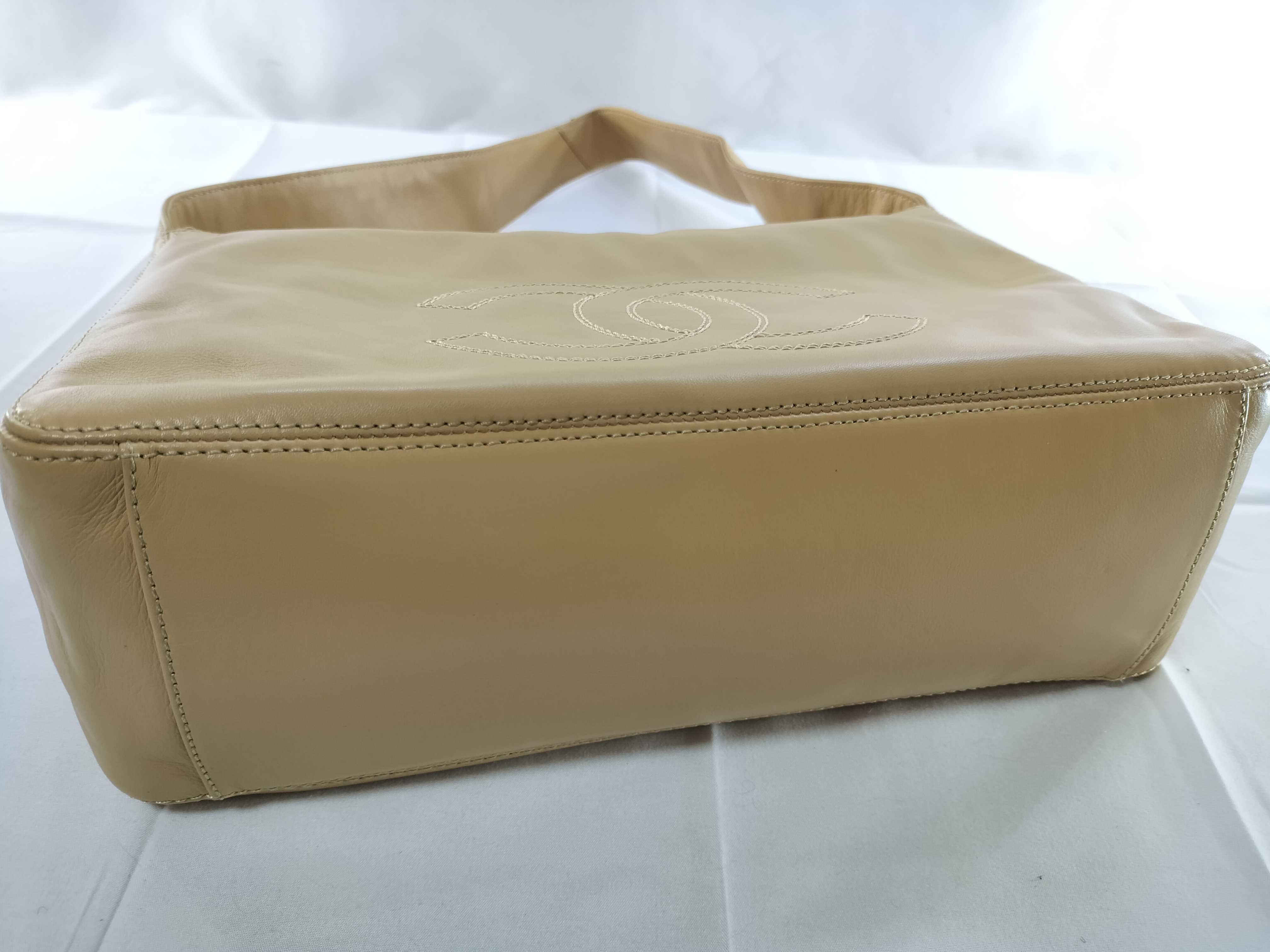 Lambskin Coco One-Shoulder Bag, Beige, Series 5 (Shoulder Bag) — view 8
