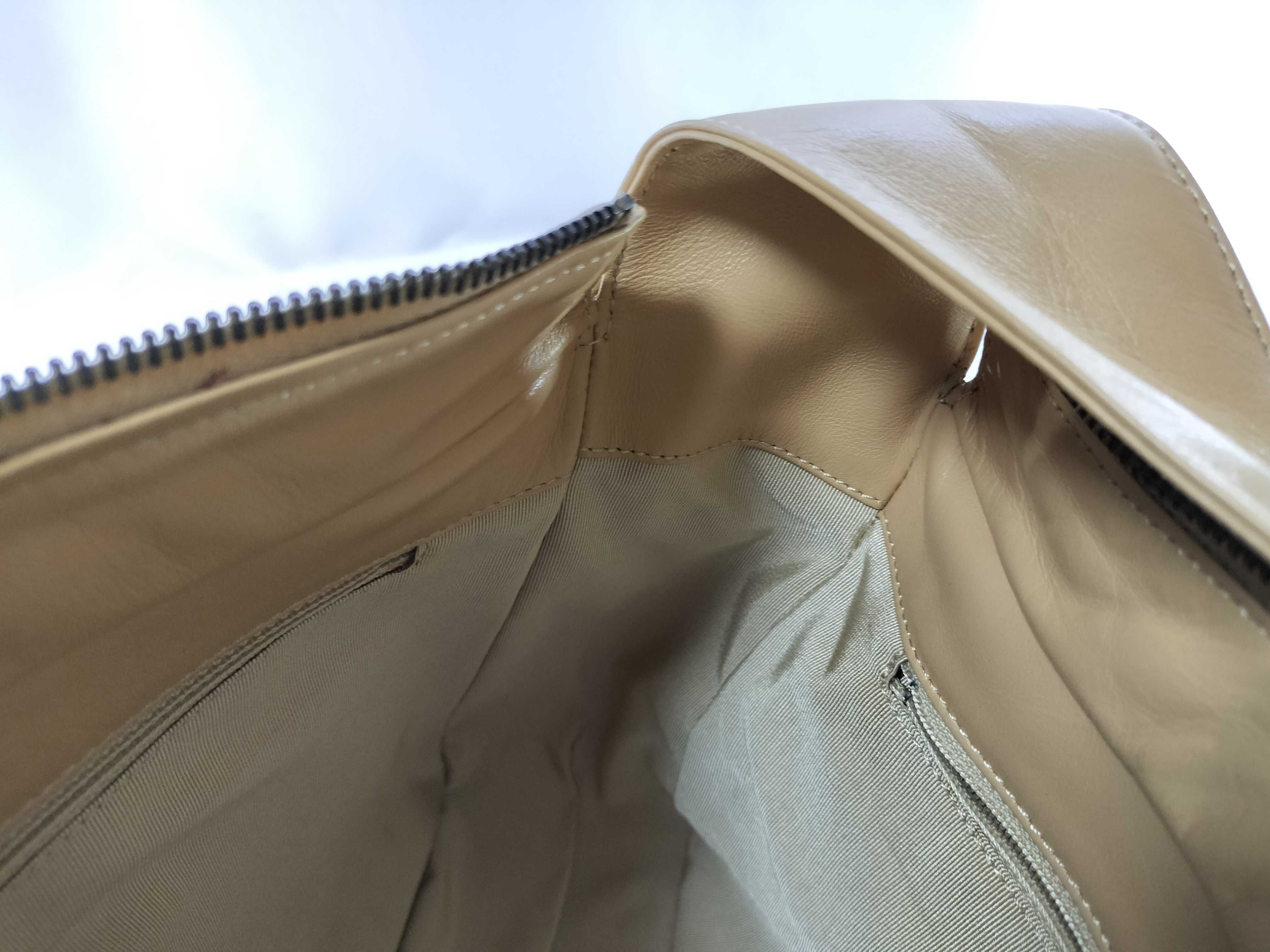 Lambskin Coco One-Shoulder Bag, Beige, Series 5 (Shoulder Bag) — view 9