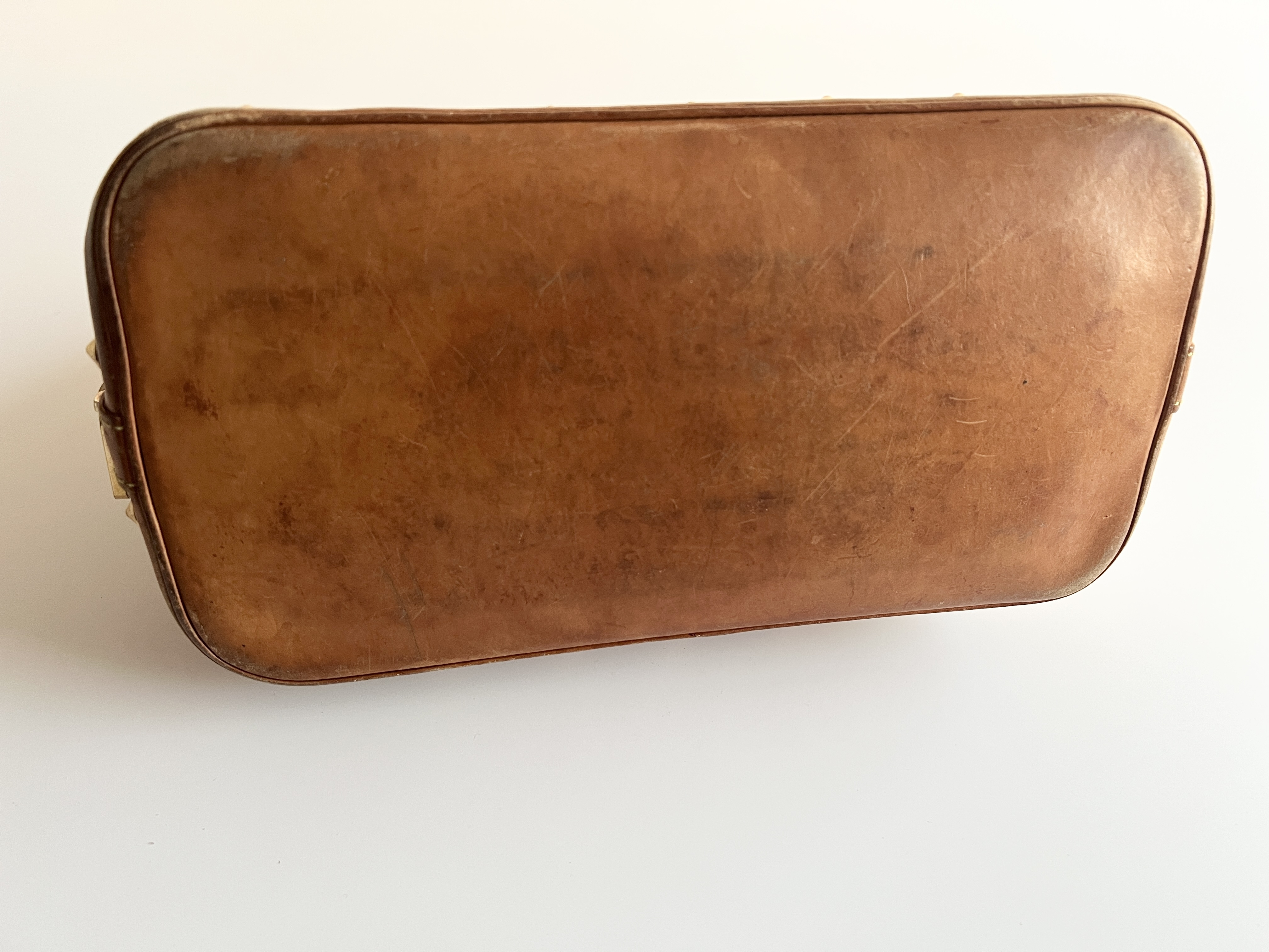 Monogram Alma Blanc Multicolor Leather Handbag — view 14