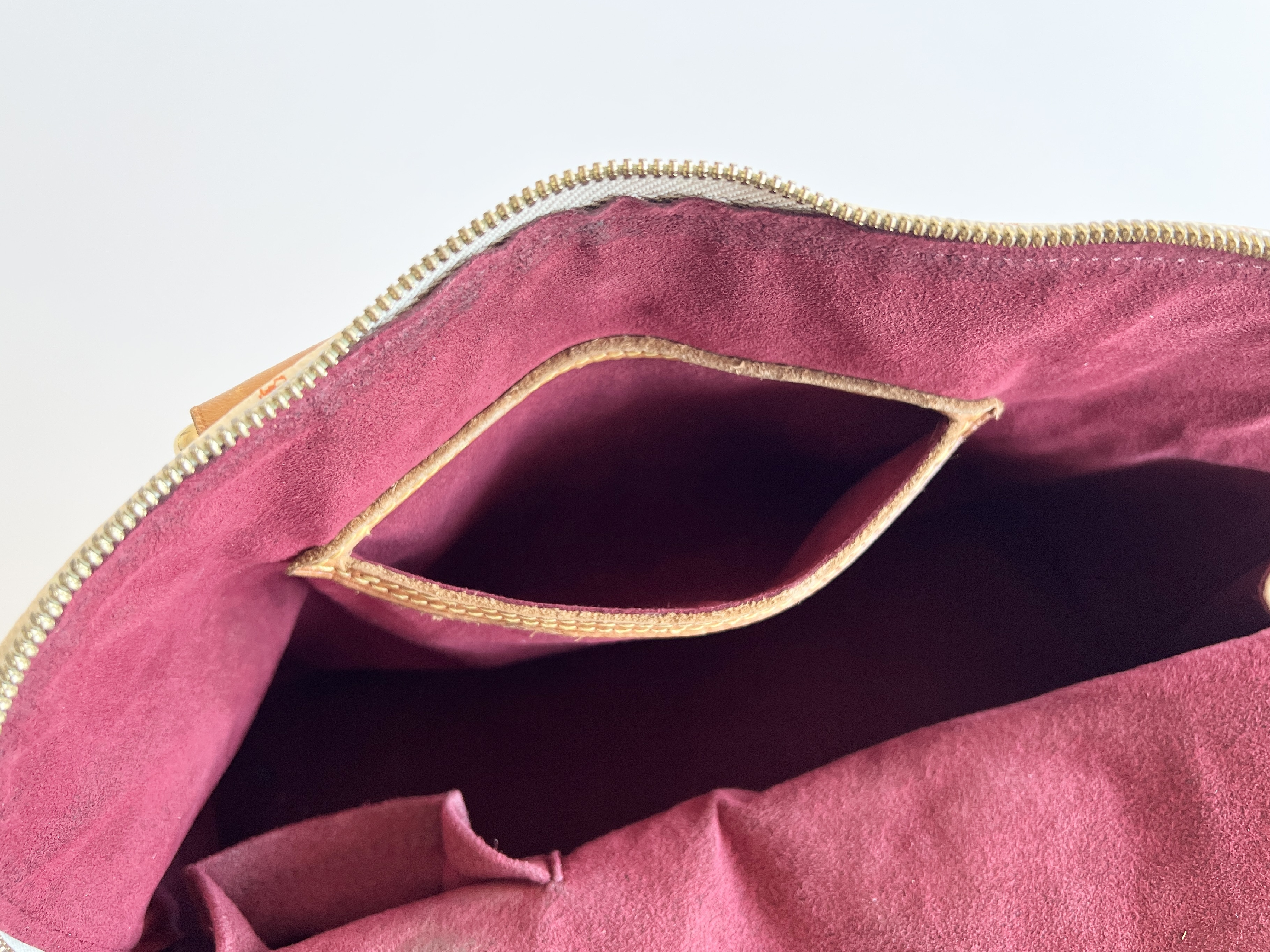 Monogram Alma Blanc Multicolor Leather Handbag — view 6