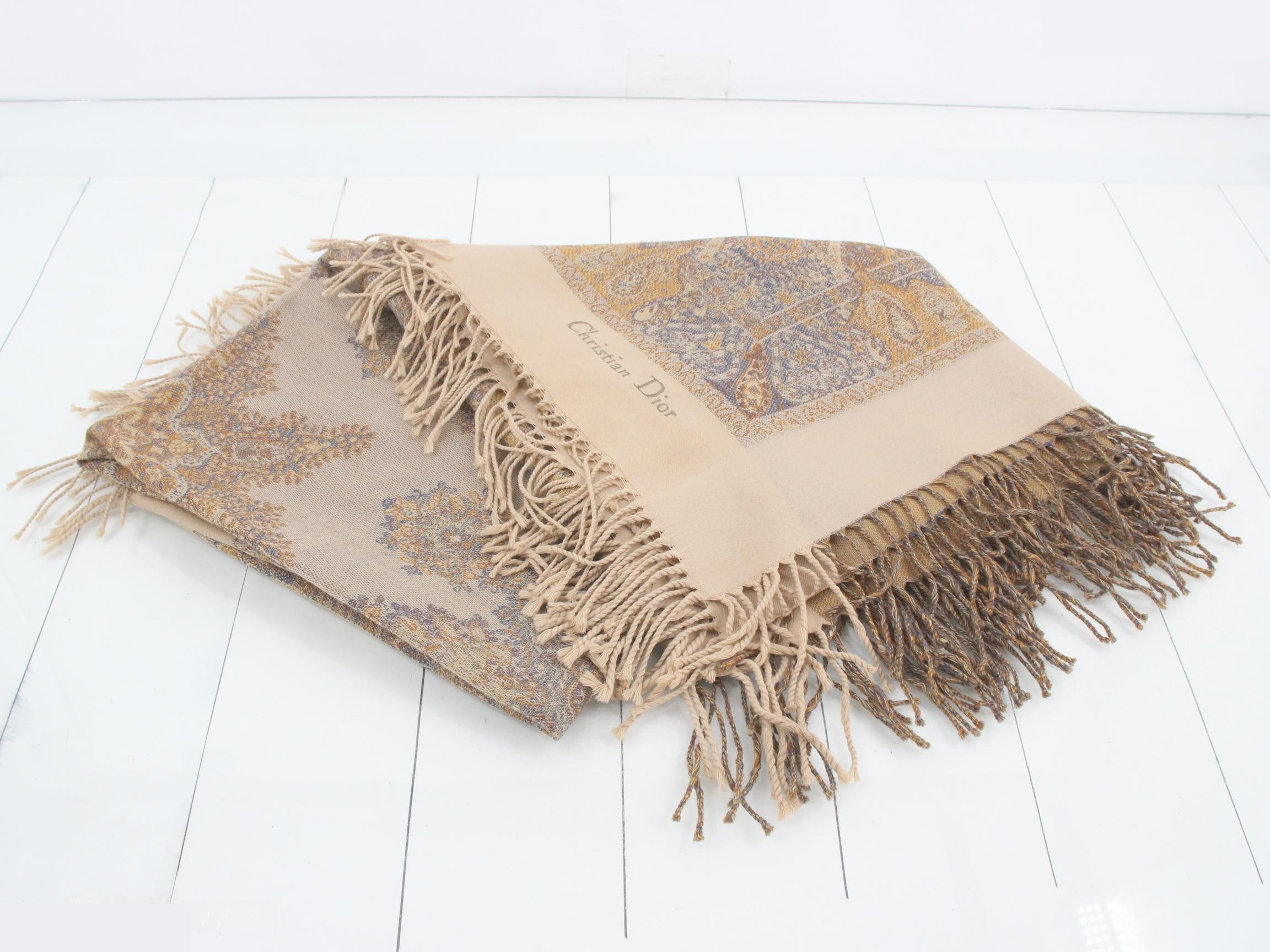 Cashmere large scarf — view 2