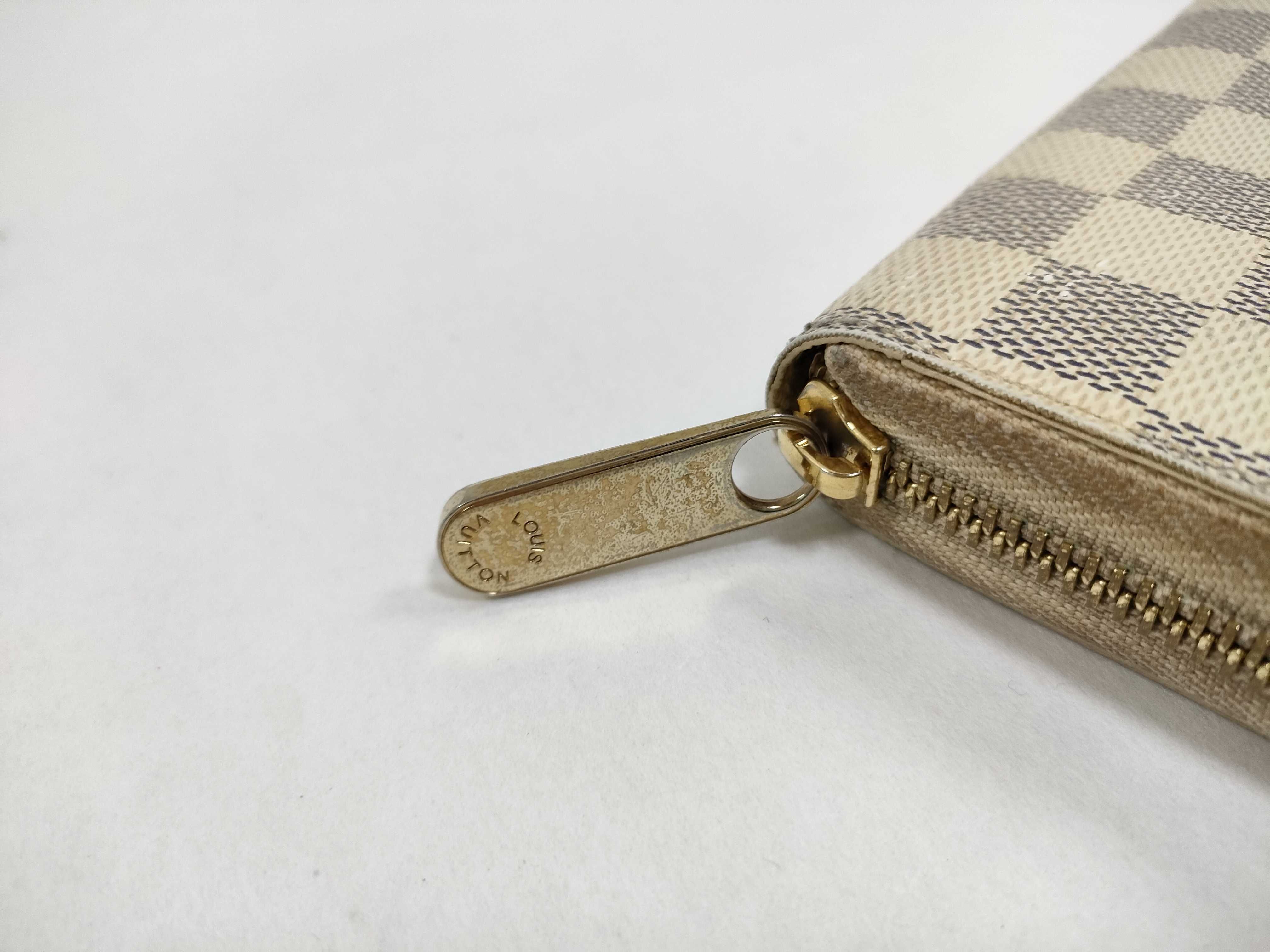 Damier Azur LV Long Wallet Damier Azur Wallet — view 7