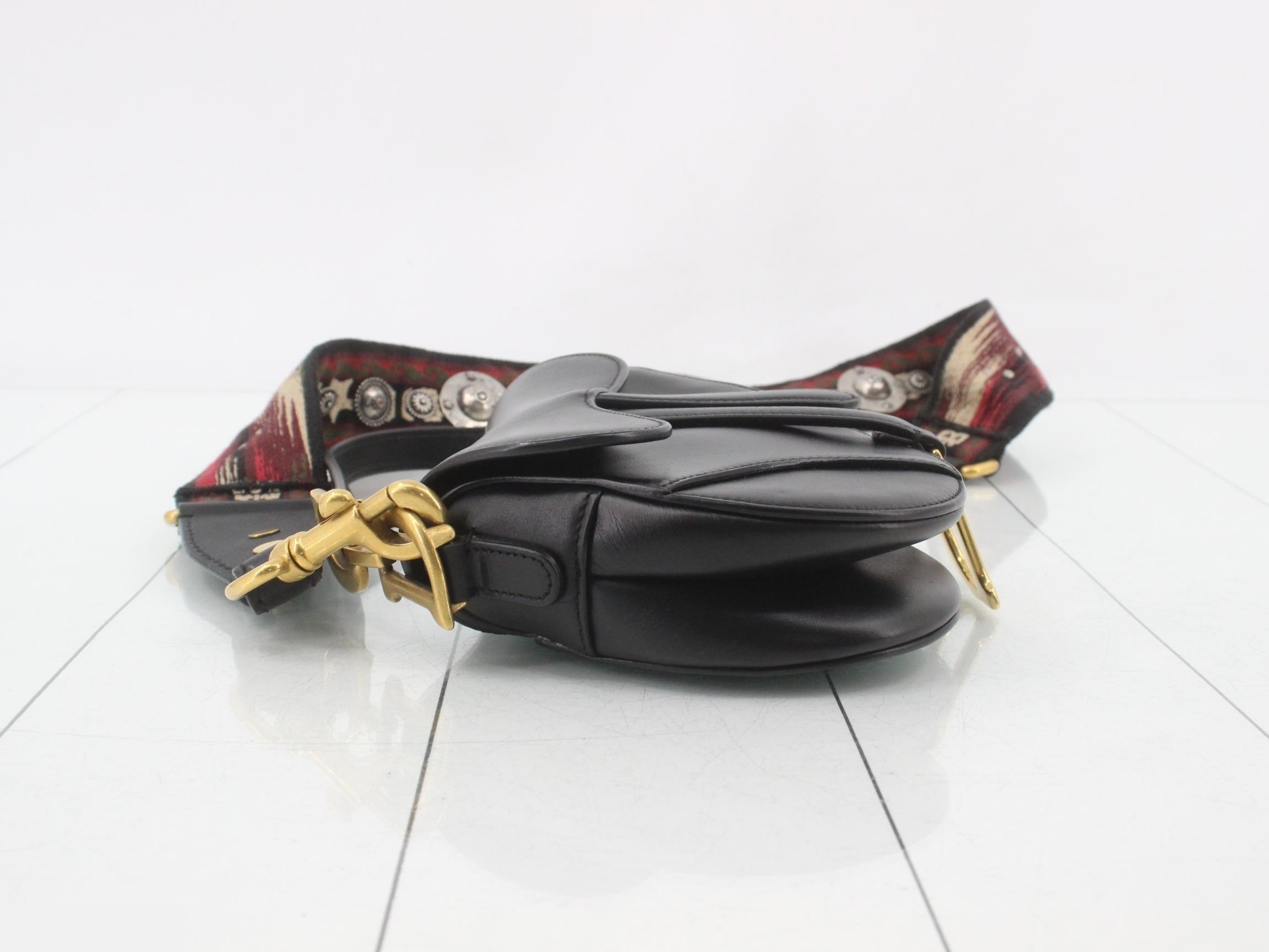 Saddle Leather Shoulder Bag — view 4