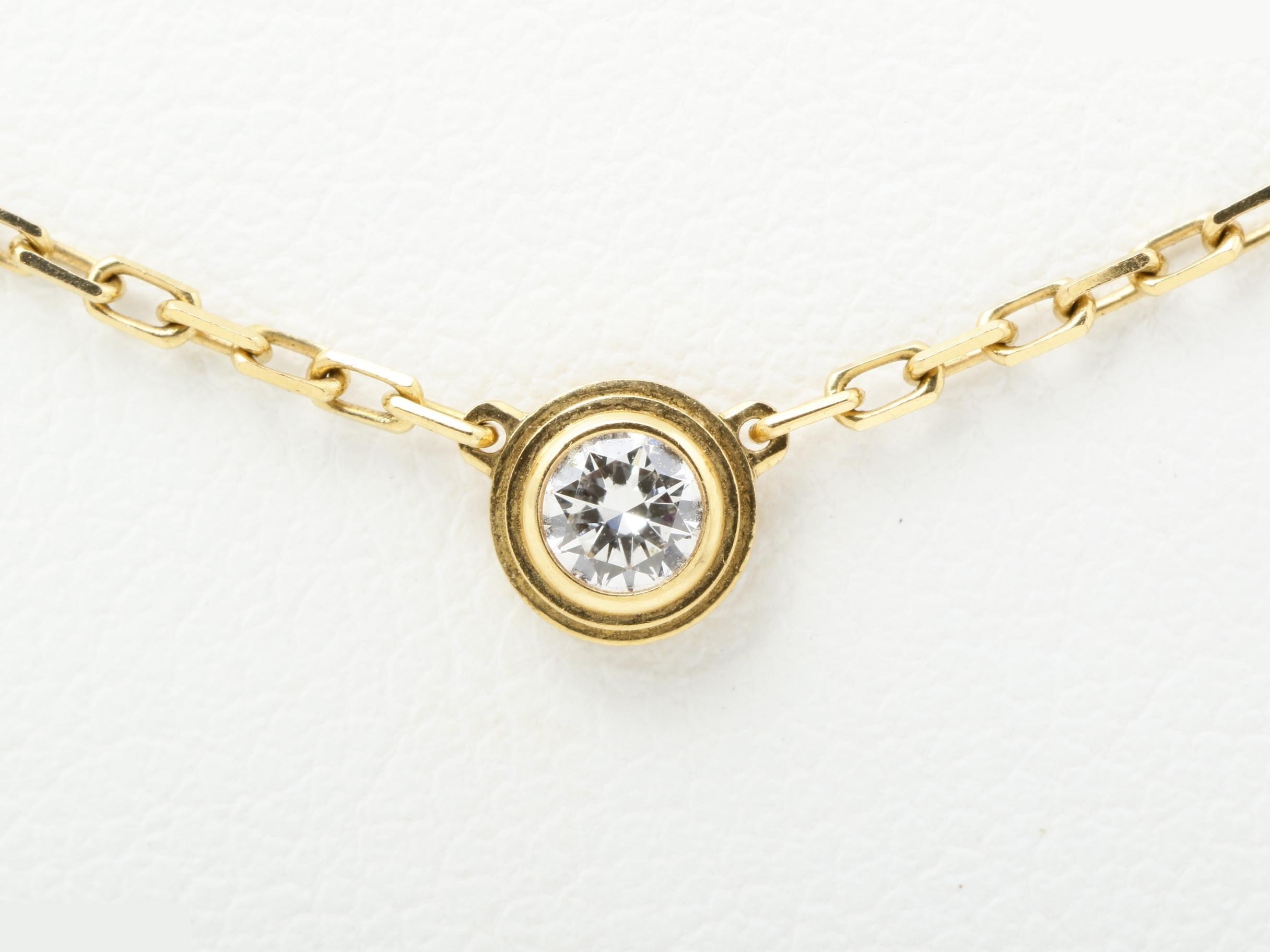 Diamants Légers Diamond Necklace Pendant — view 2