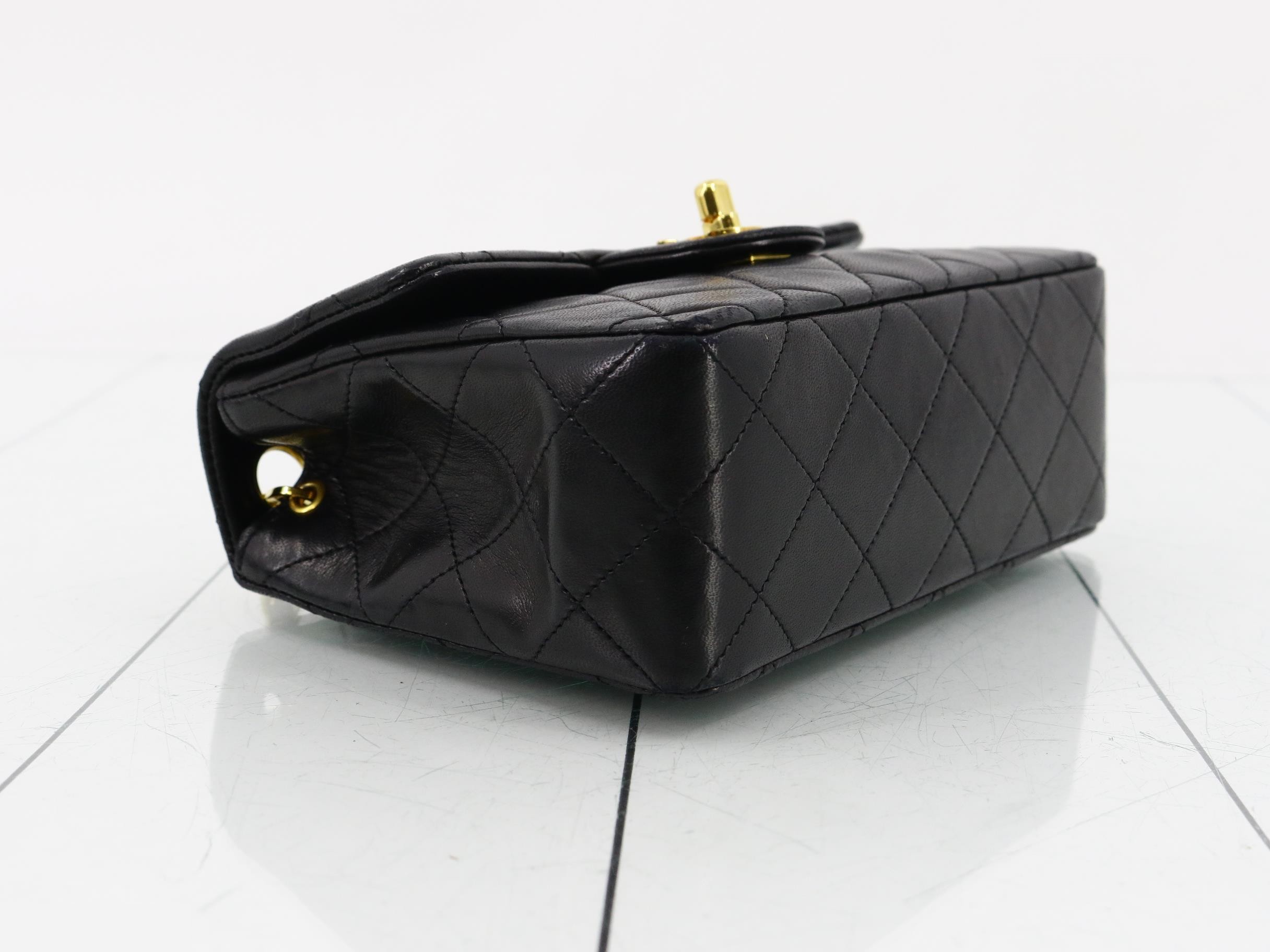 Mini Matelassé Lambskin Chain Shoulder Bag, Series 1 — view 5
