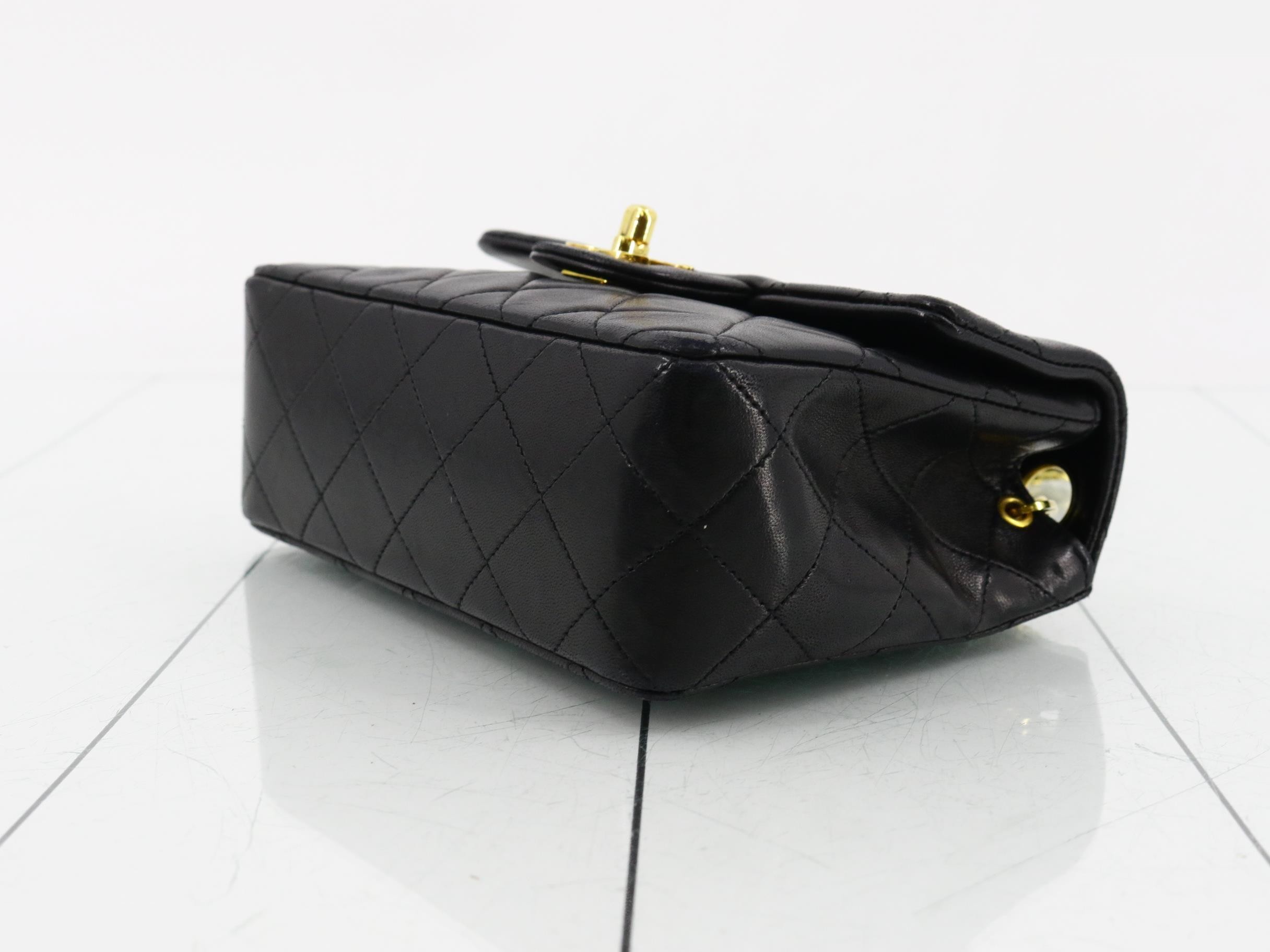 Mini Matelassé Lambskin Chain Shoulder Bag, Series 1 — view 6