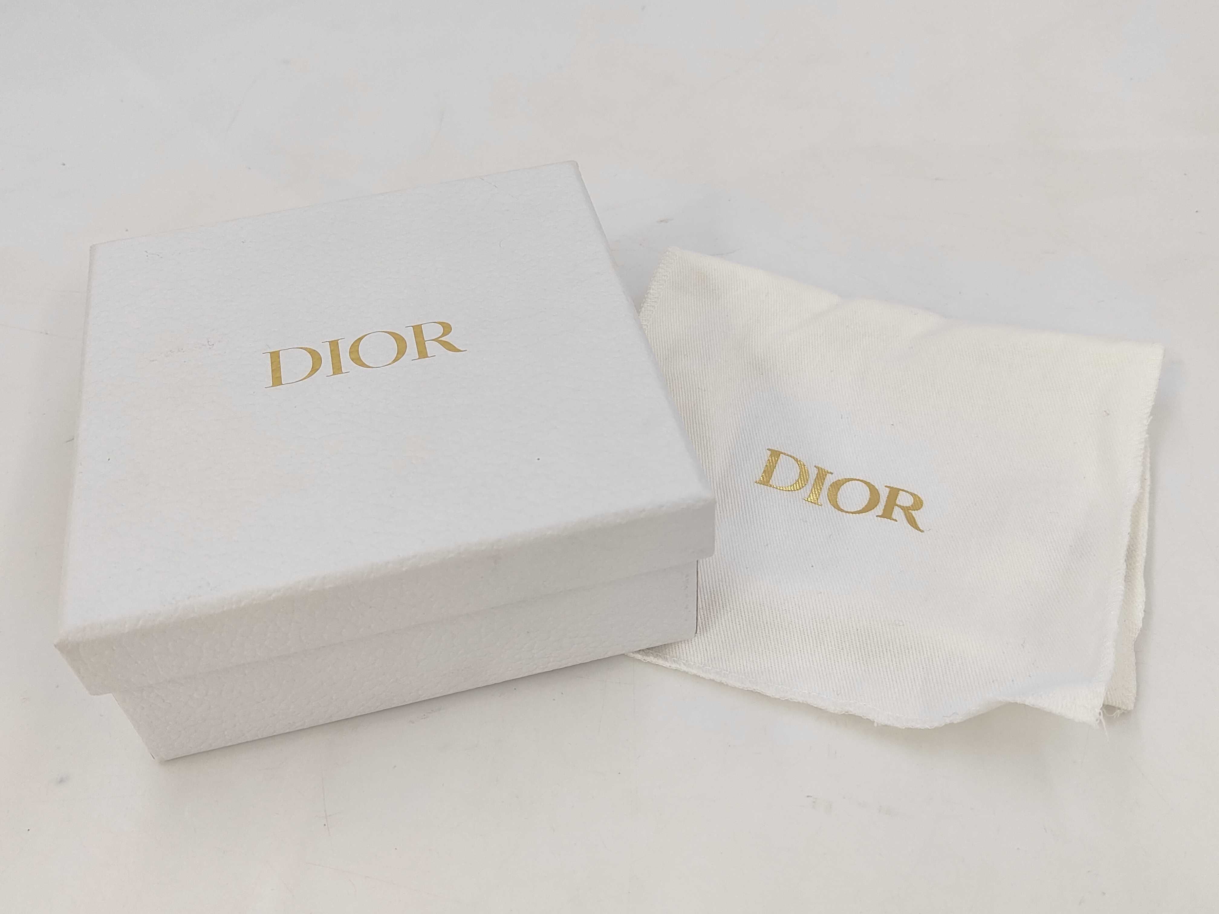 Trotter Dior 2026 Current Model Brand New Unused Women's "Saddle" Lotus Wallet Goatskin 47MA 0244 Wallet — view 12