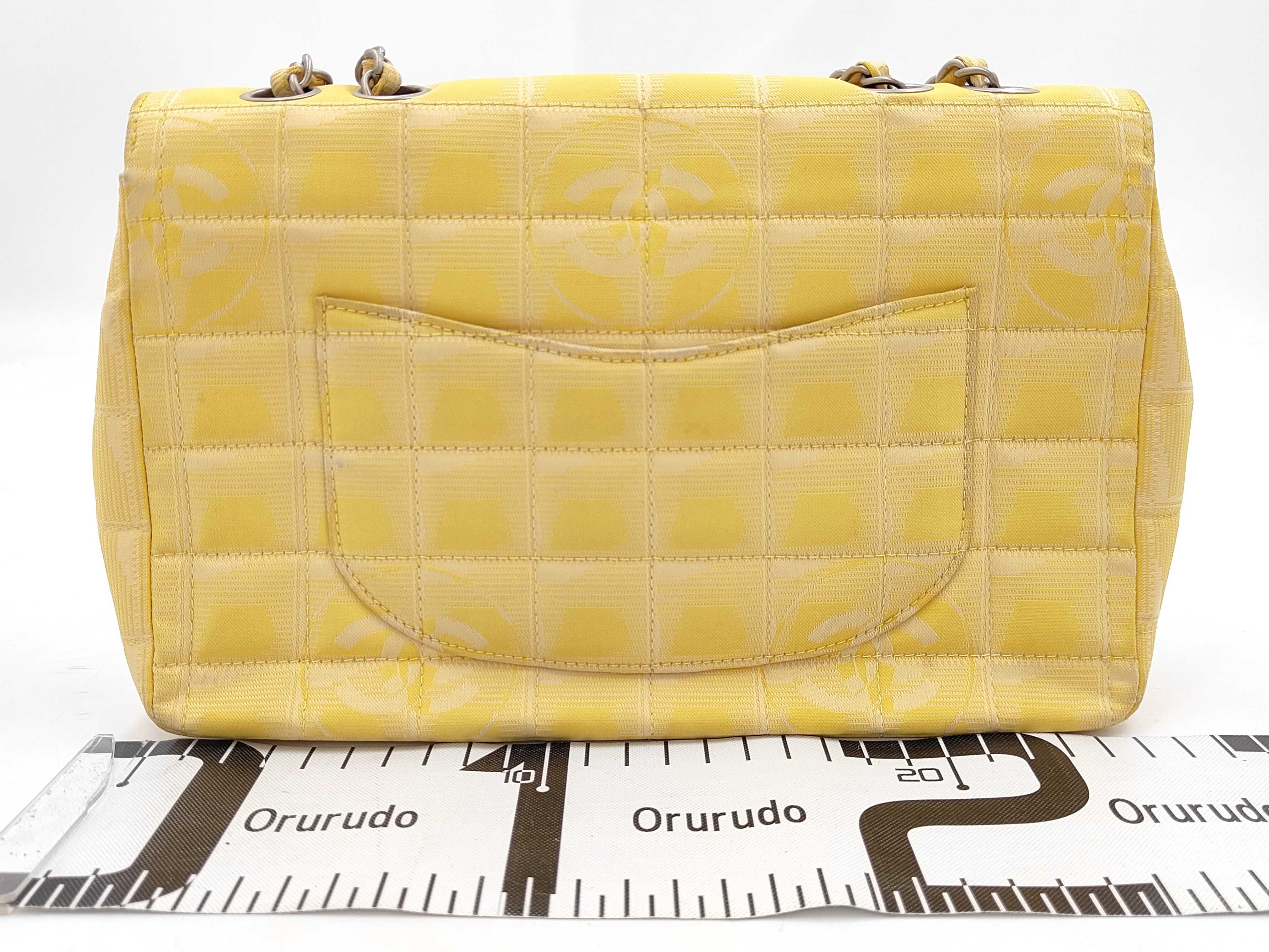 A15285 New Travel 7147045 Yellow Coco Mark Shoulder Bag — view 2