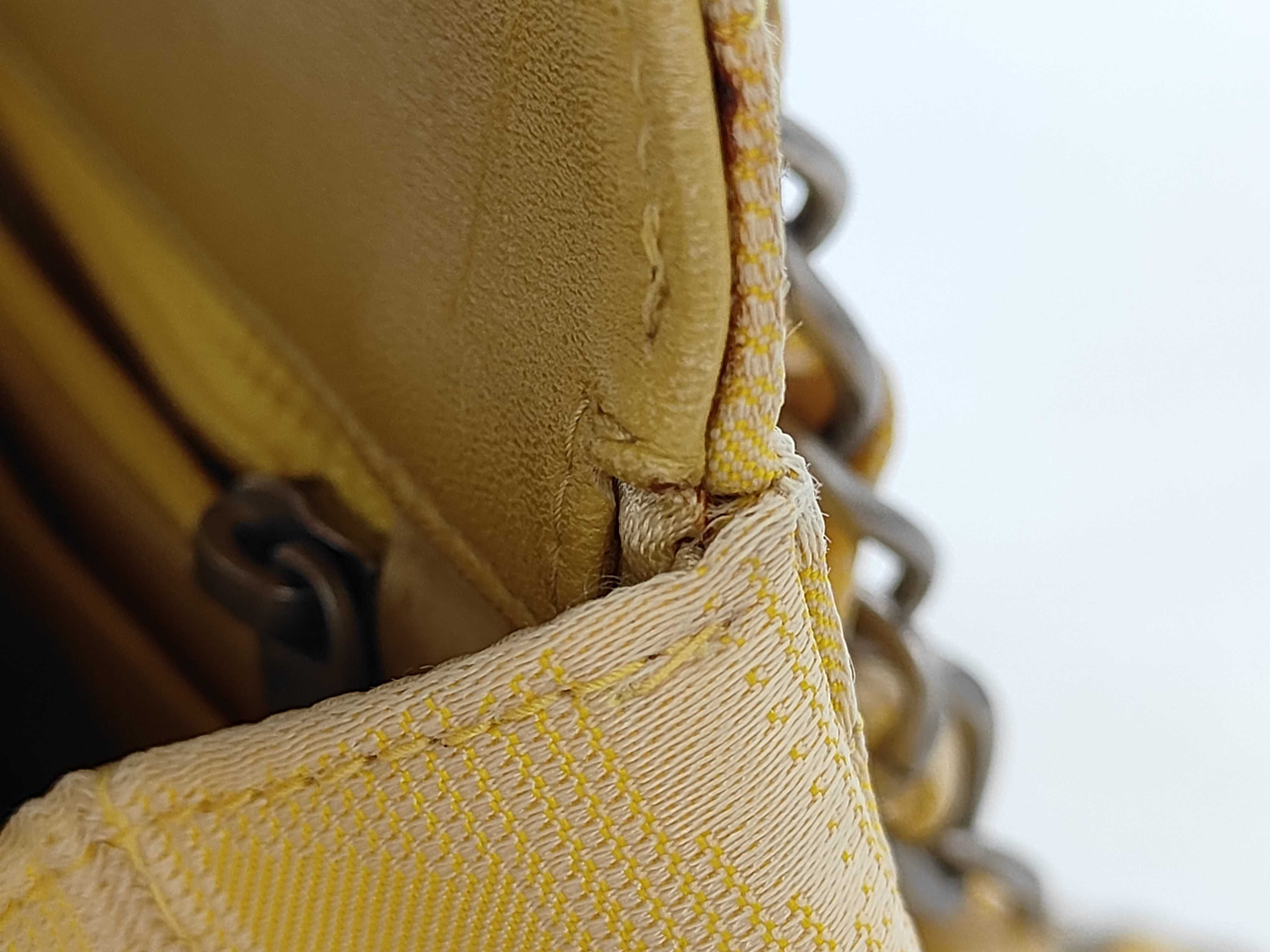 A15285 New Travel 7147045 Yellow Coco Mark Shoulder Bag — view 11