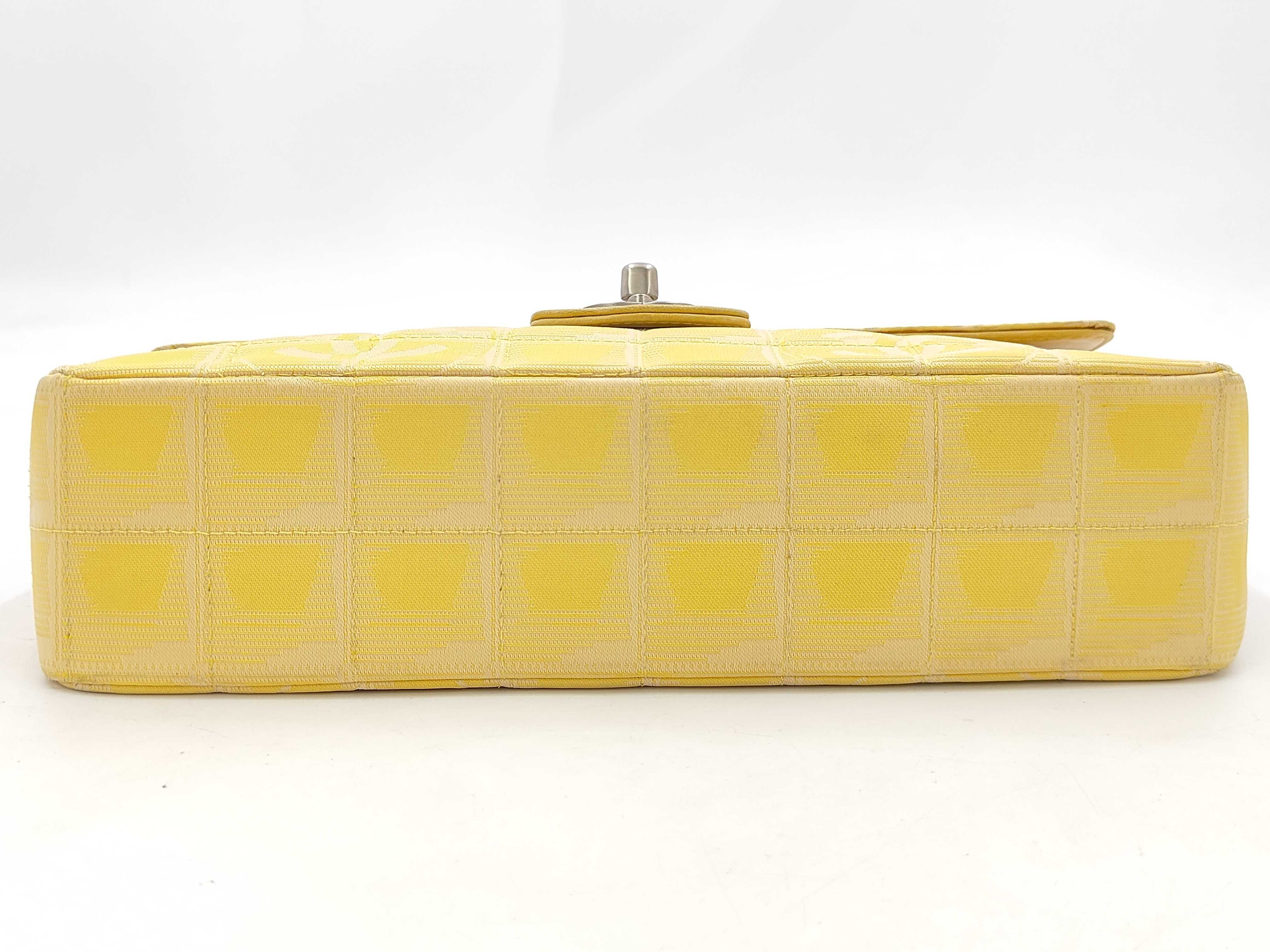 A15285 New Travel 7147045 Yellow Coco Mark Shoulder Bag — view 3
