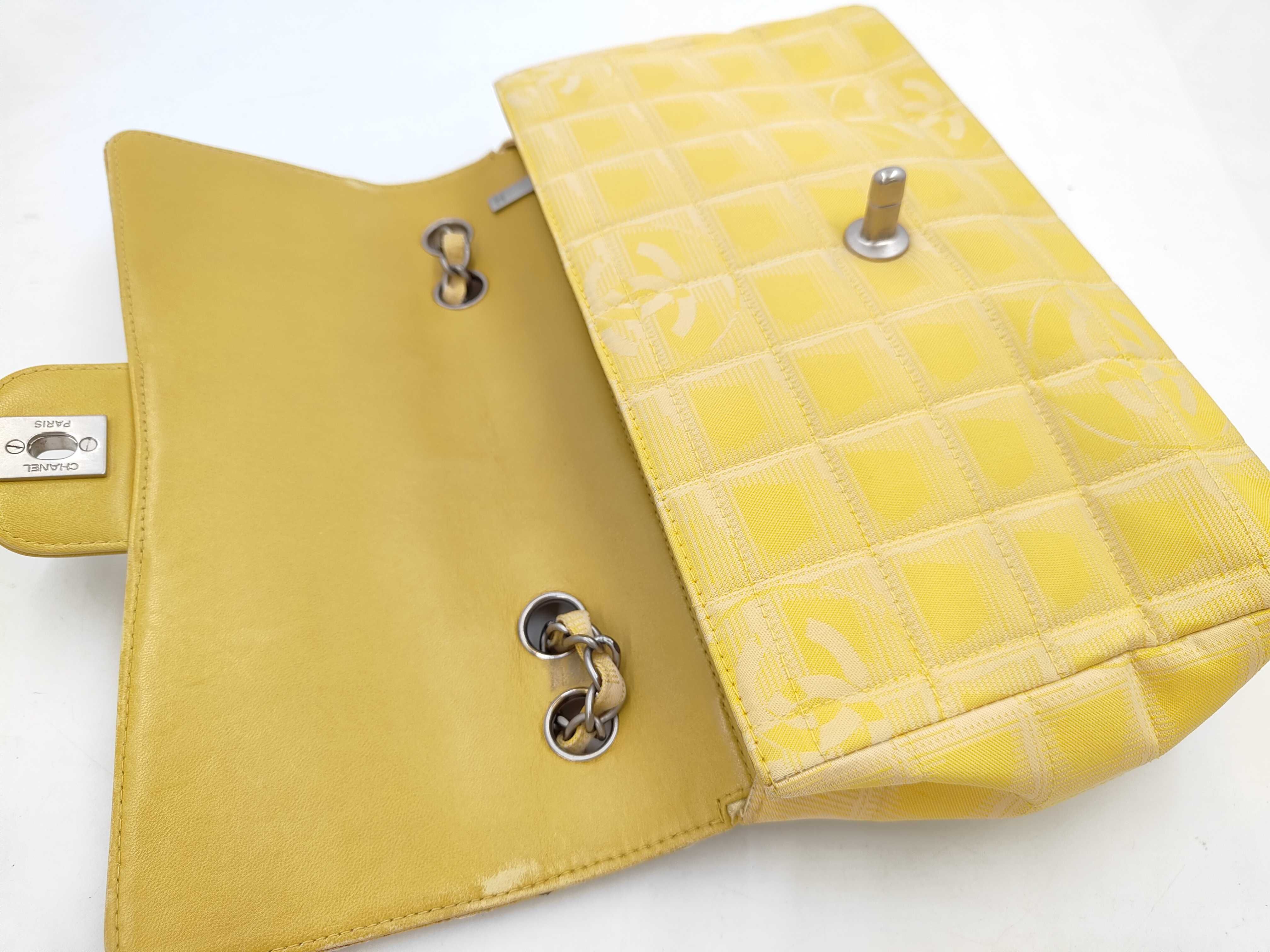 A15285 New Travel 7147045 Yellow Coco Mark Shoulder Bag — view 8