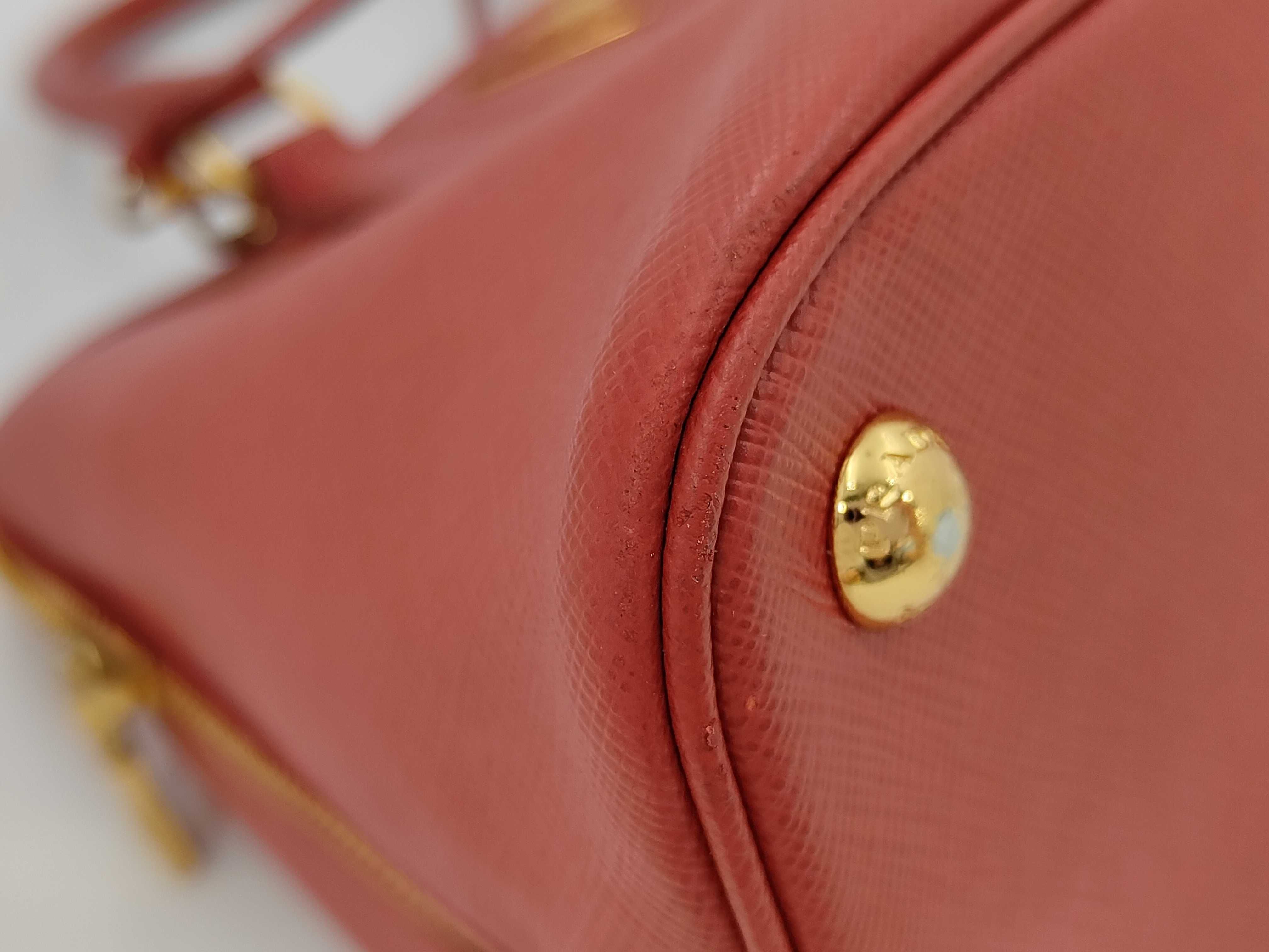 Saffiano Lux Promenade Dome Top Handle Bag (Handbag) — view 3