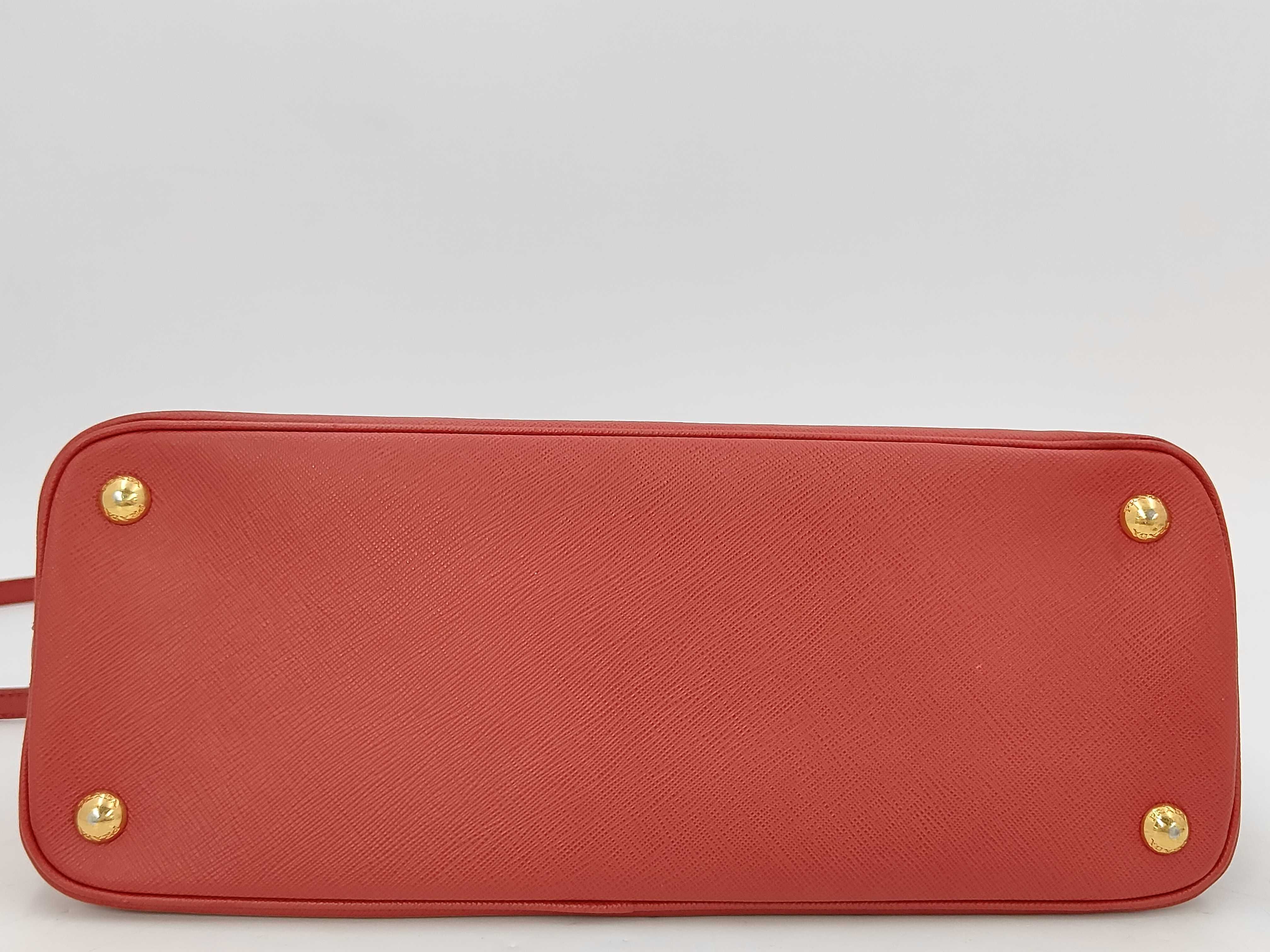 Saffiano Lux Promenade Dome Top Handle Bag (Handbag) — view 4
