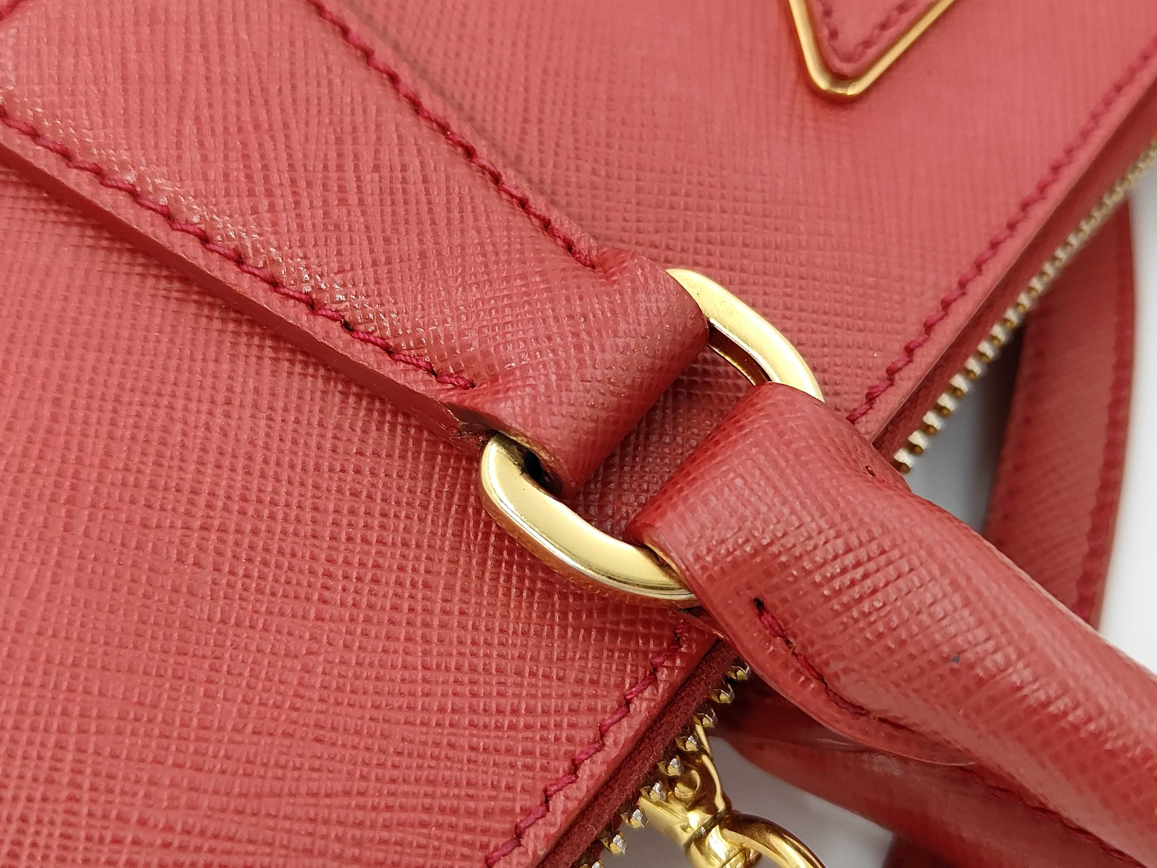 Saffiano Lux Promenade Dome Top Handle Bag (Handbag) — view 7