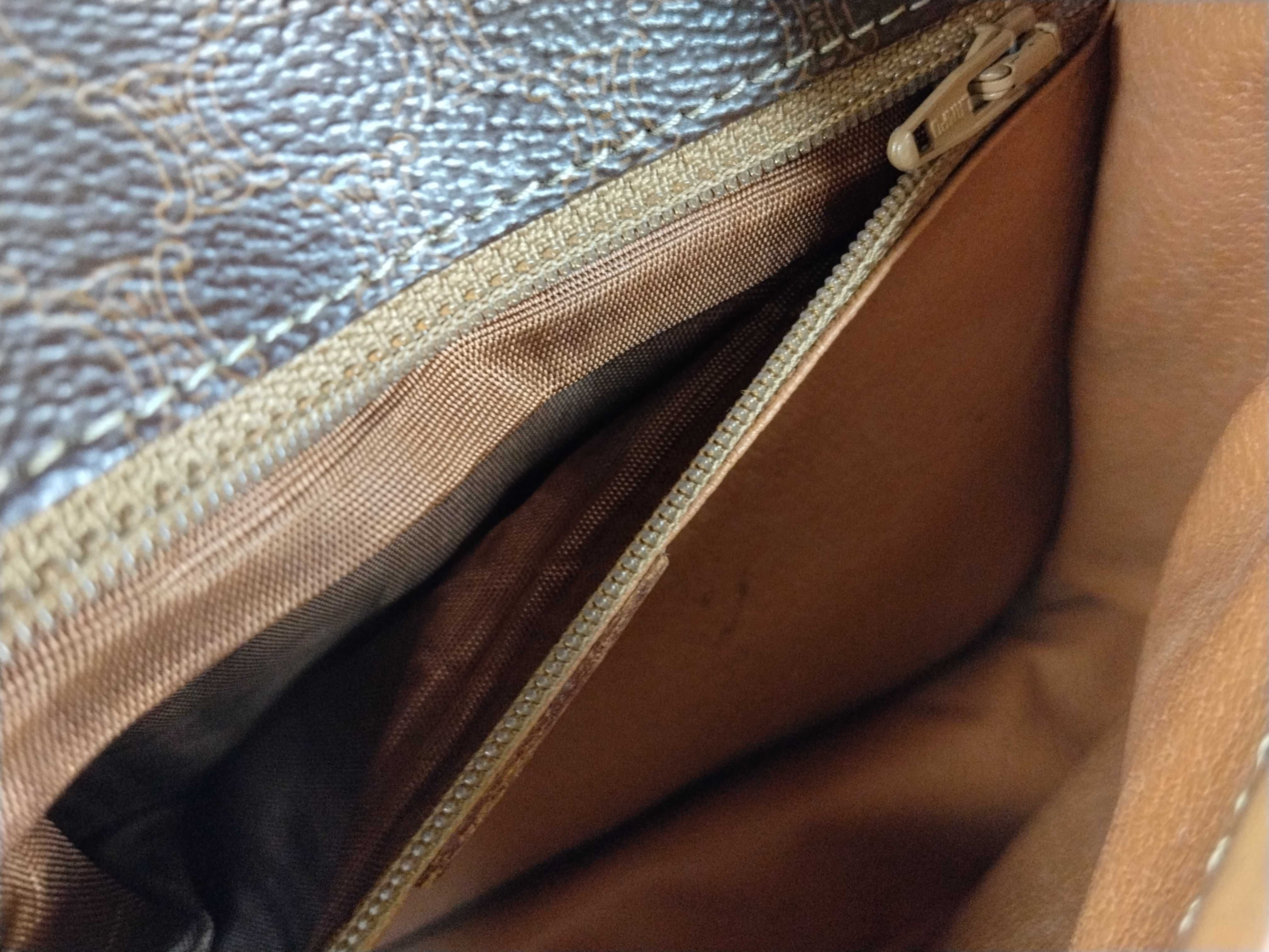 shoulder bag, Macadam pattern, brown shoulder bag — view 13