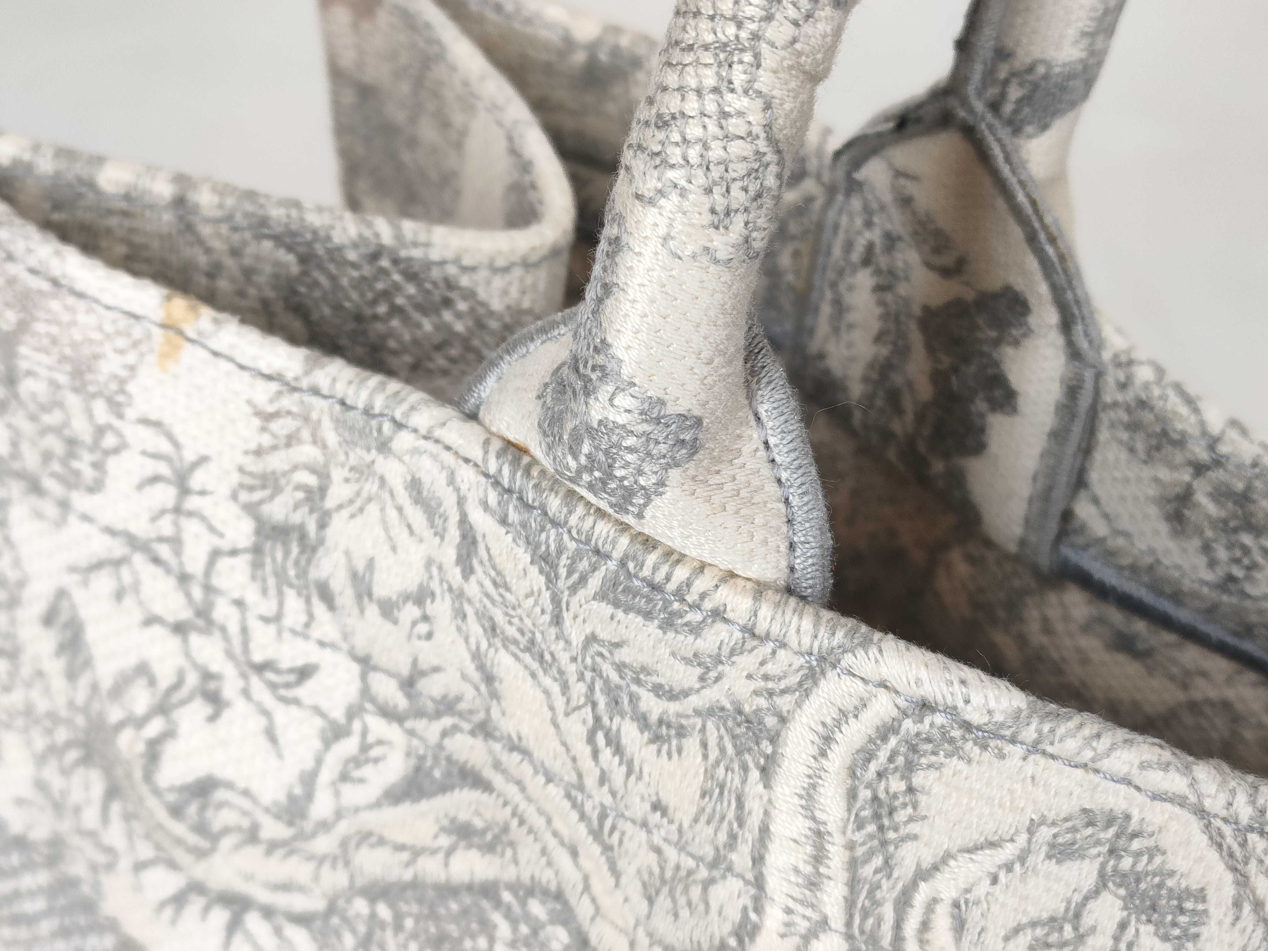 C. Book Tote Medium Grey Tote Bag — view 5