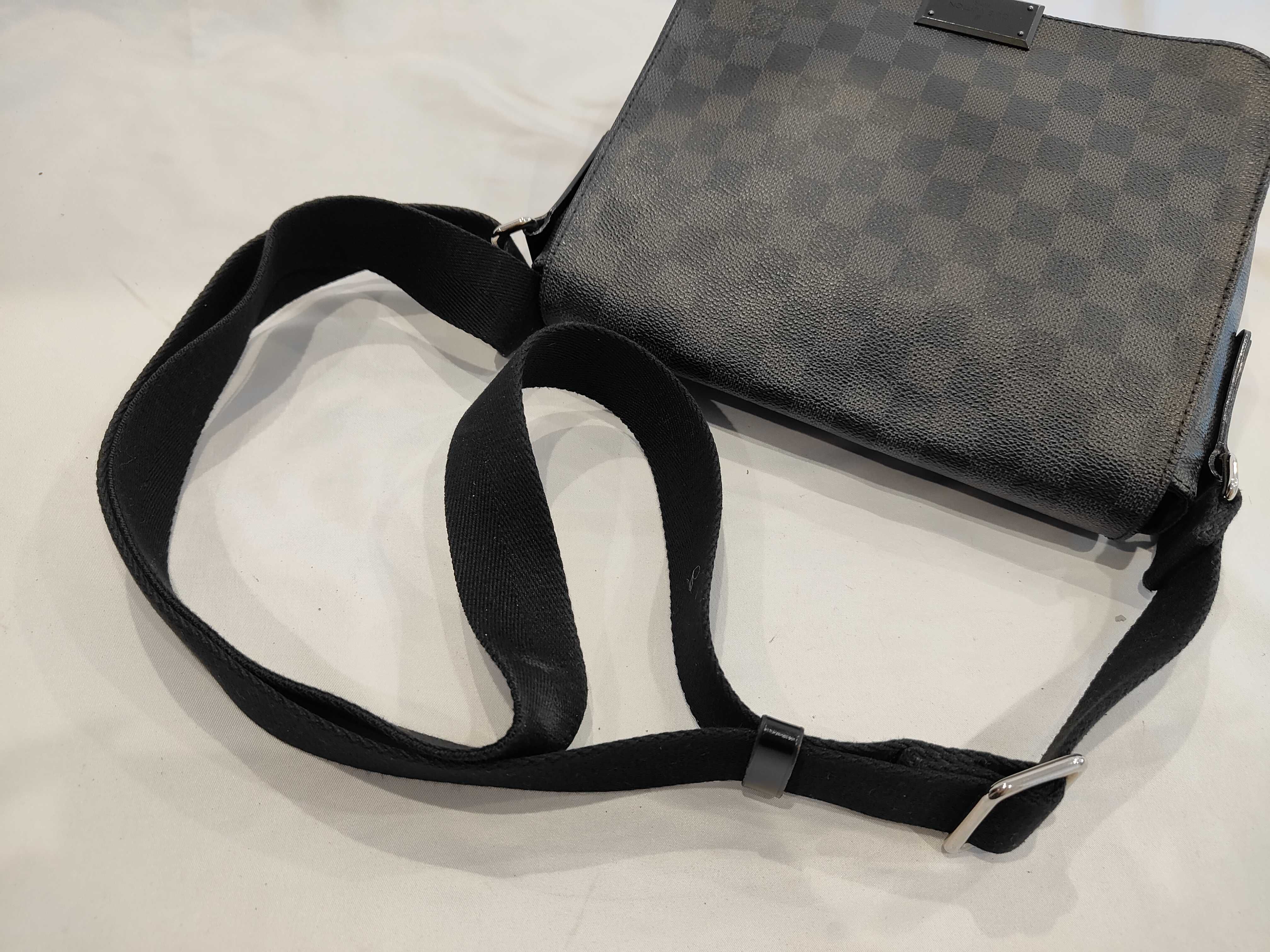 Damier District Shoulder Bag — view 7