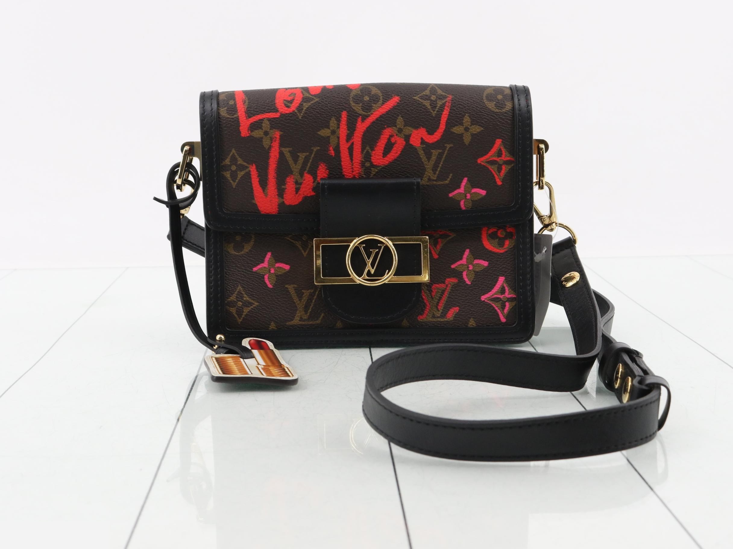 Dauphine Fall in Love Monogram Shoulder Bag