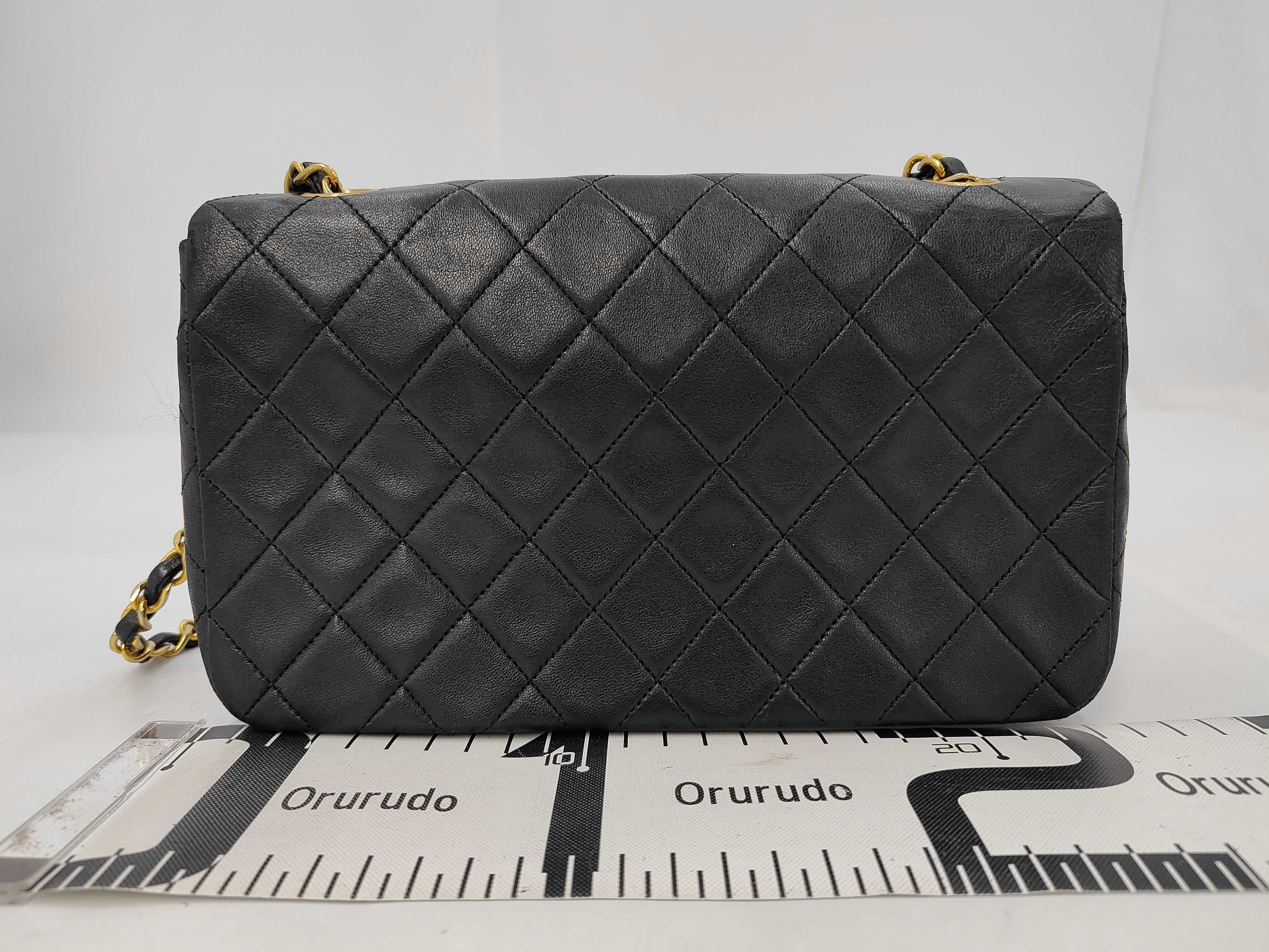Lambskin Full Flap Shoulder Bag (Model 1) — view 2